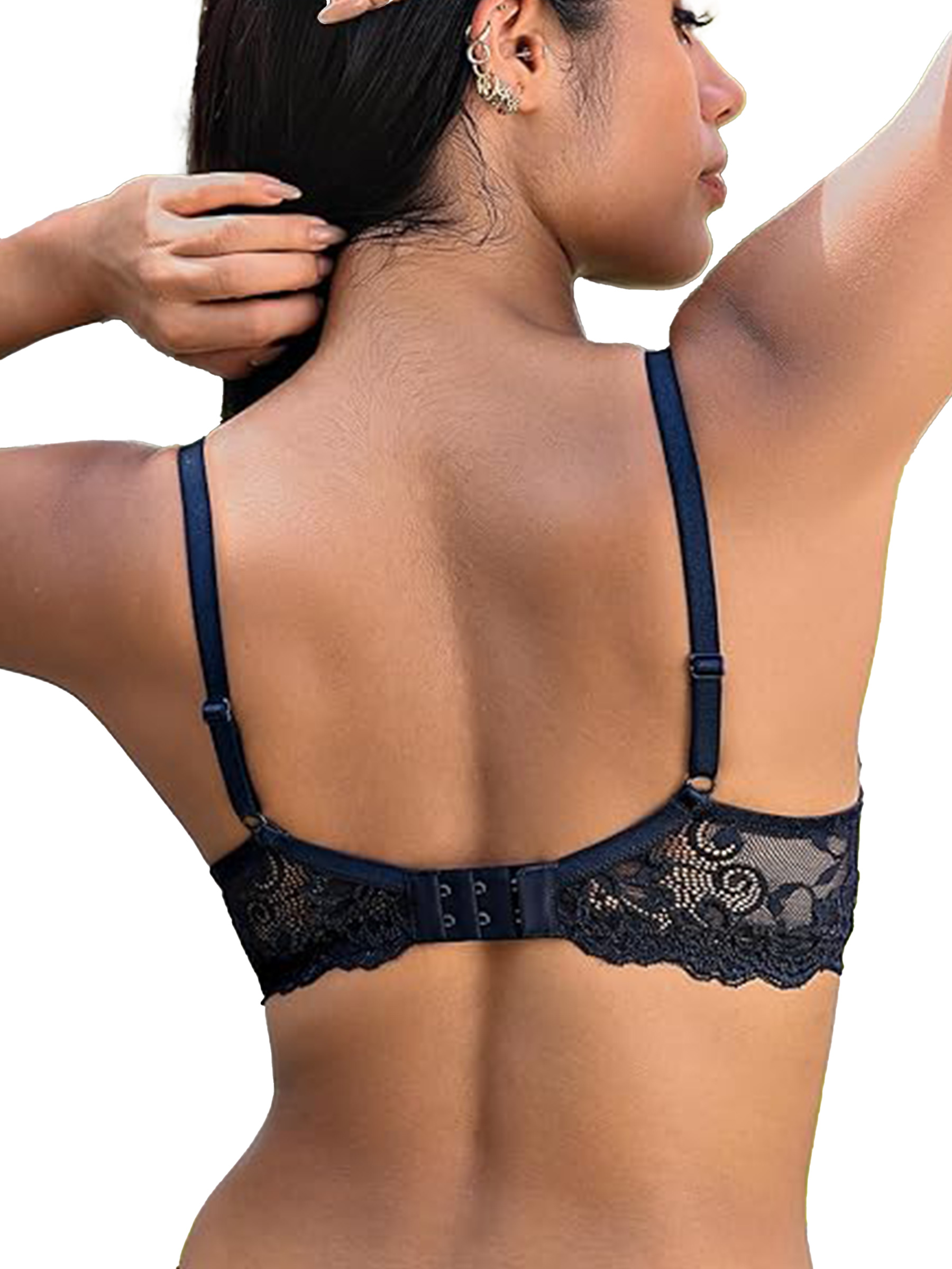Lace Underwire Push Up Bra