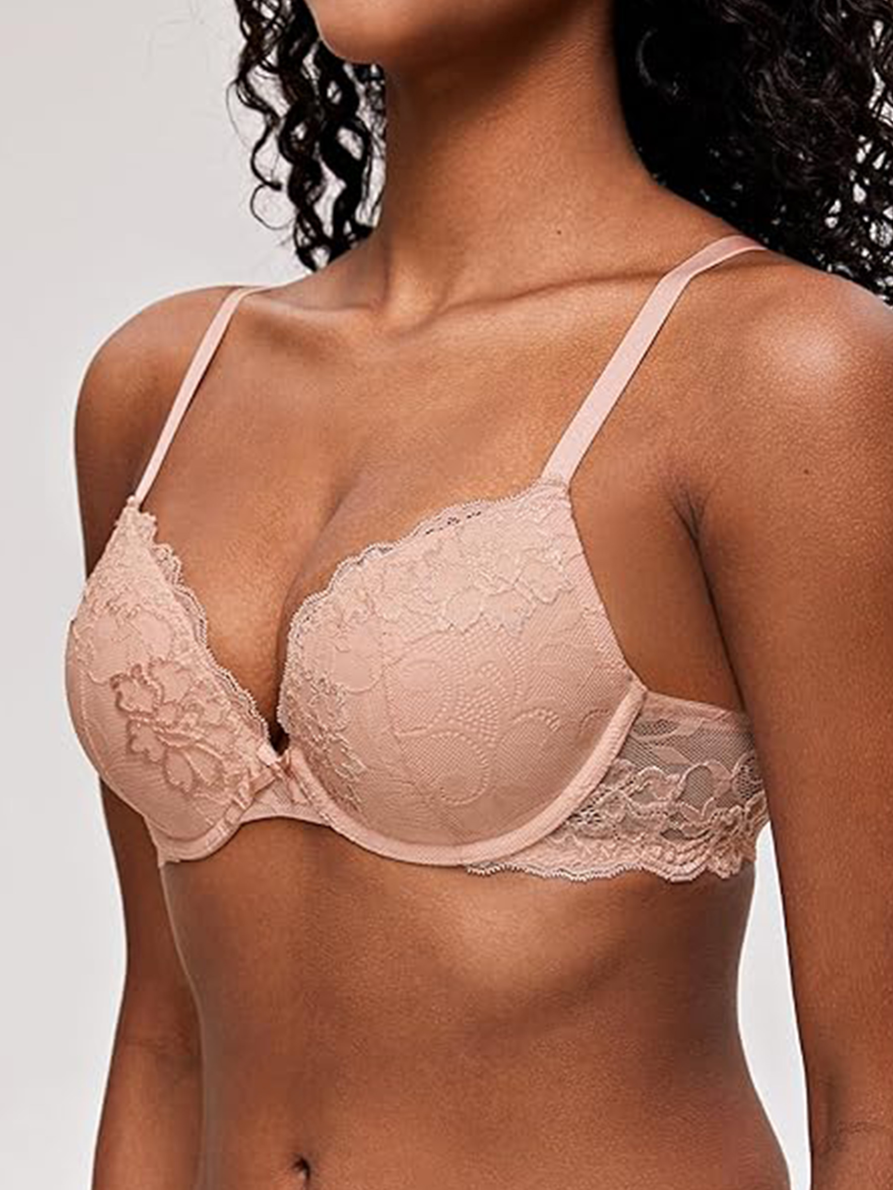 Lace Underwire Push Up Bra