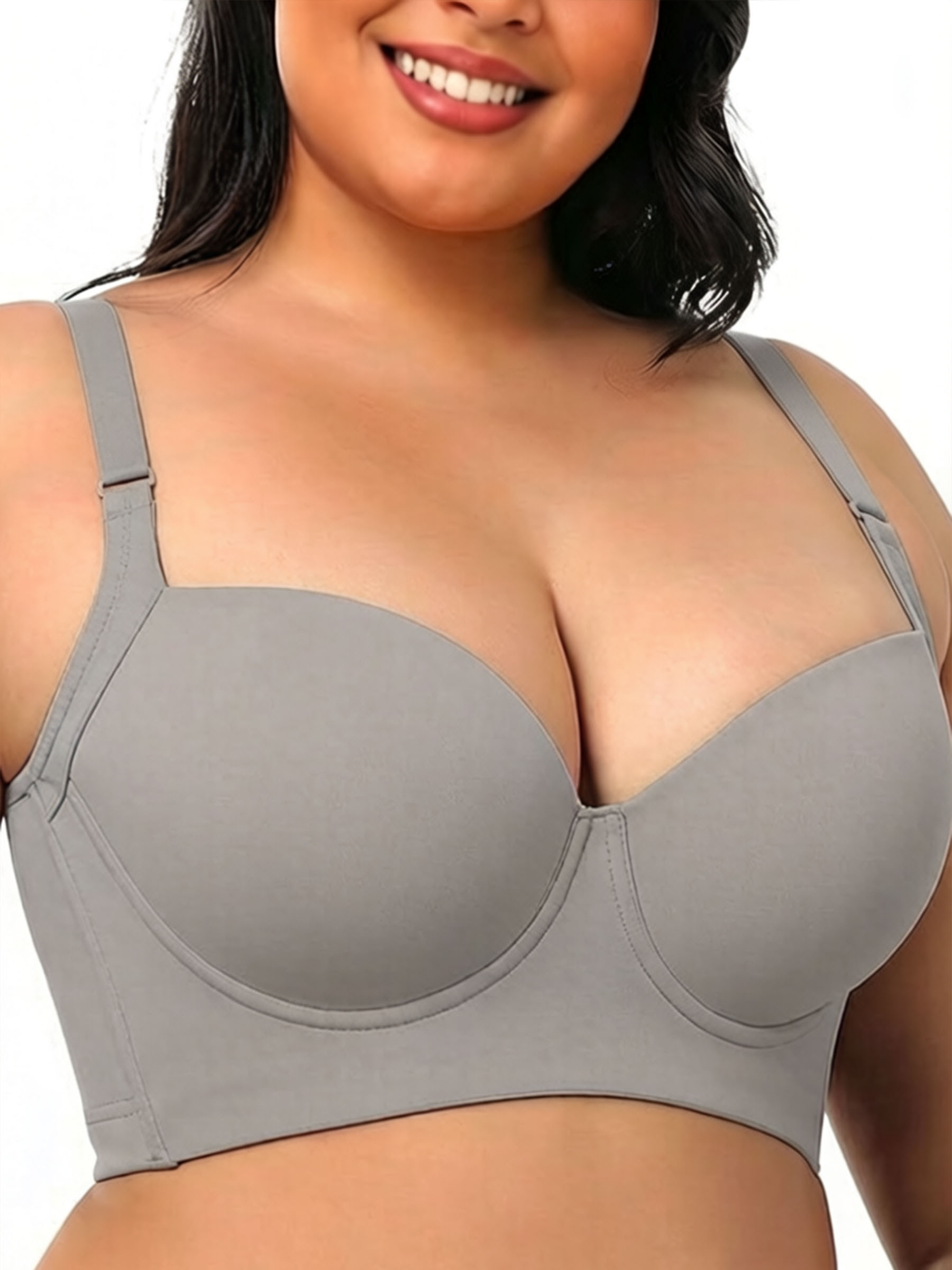 Wireless Unlined Seamless Comfort Bralette T-Shirt Bra
