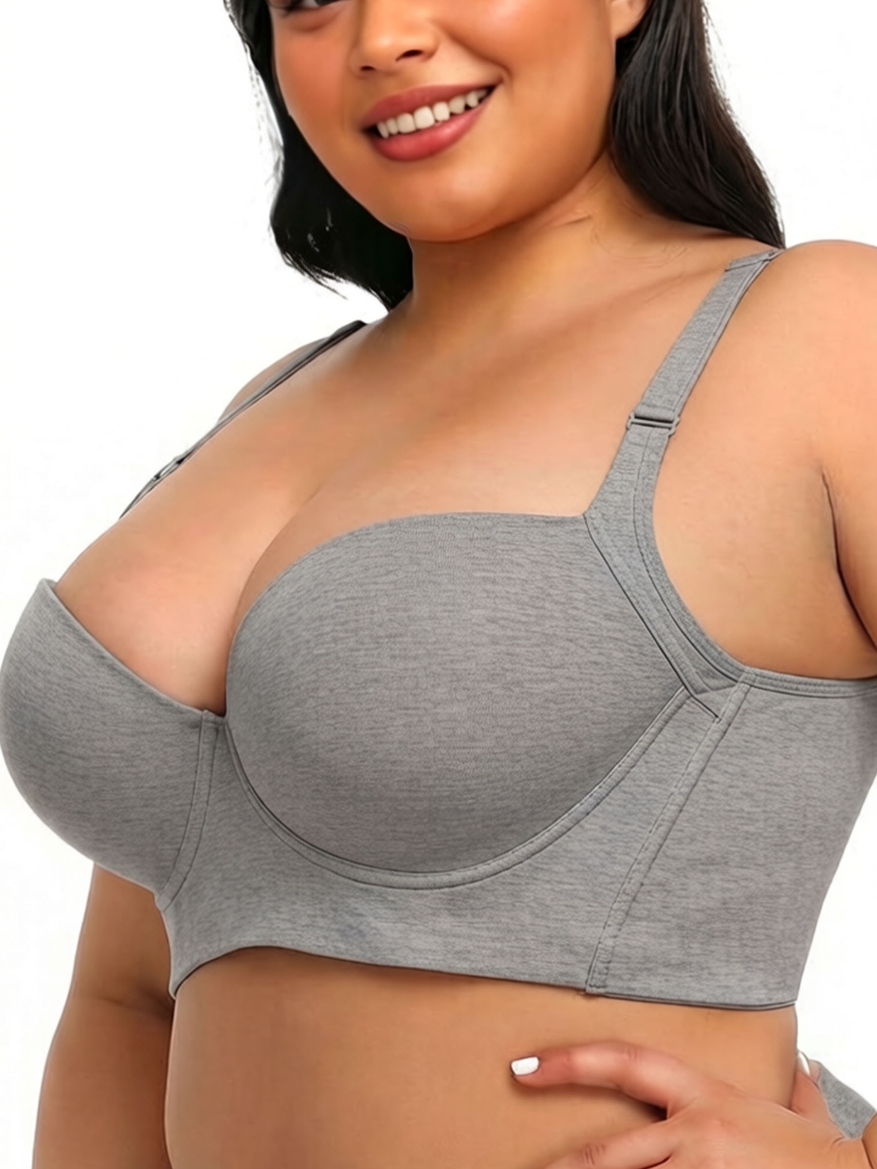 Wireless Unlined Seamless Comfort Bralette T-Shirt Bra