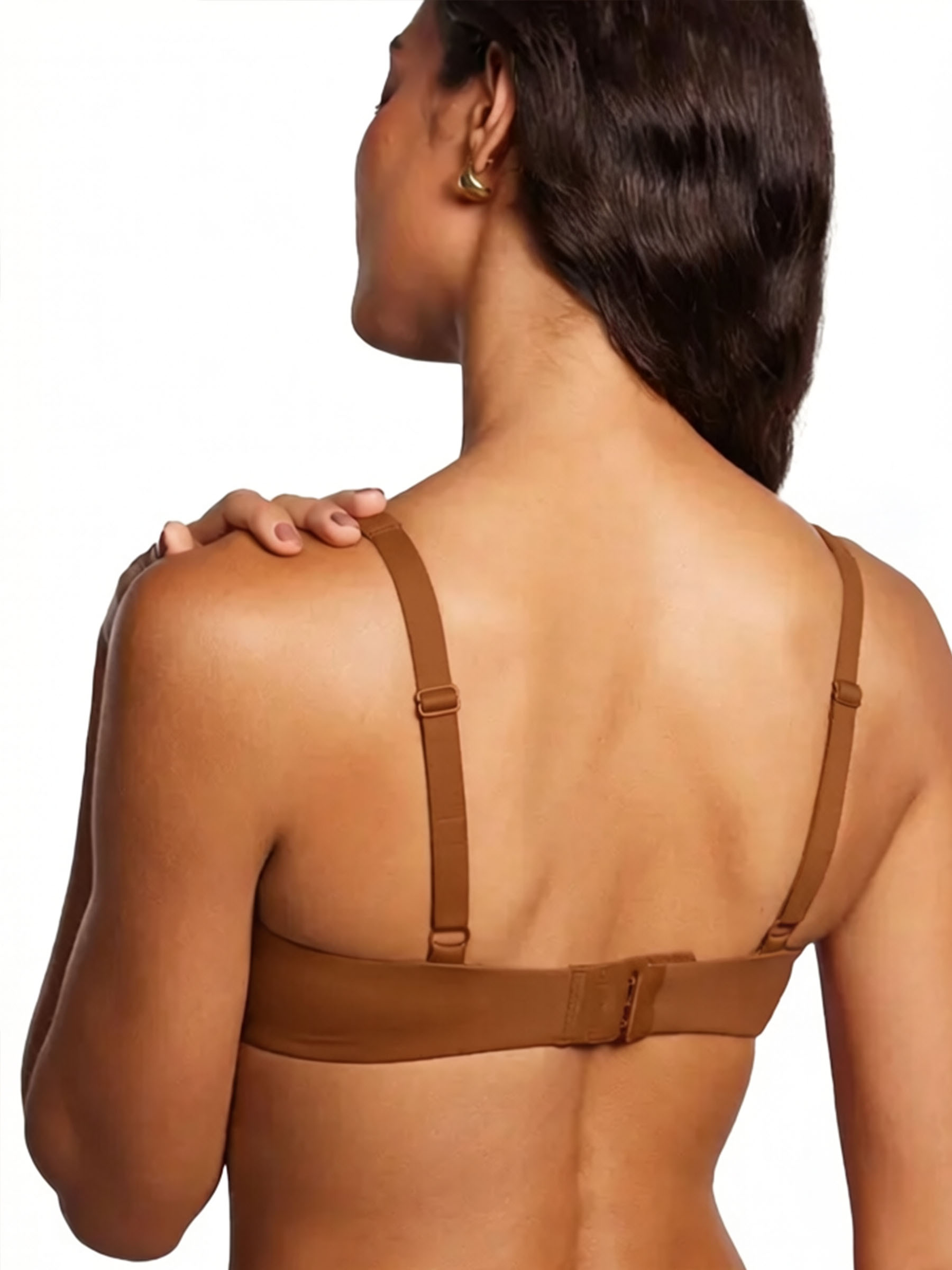 Unlined Balconette Underwire Supportive Plus Size Scoop Neck Bra