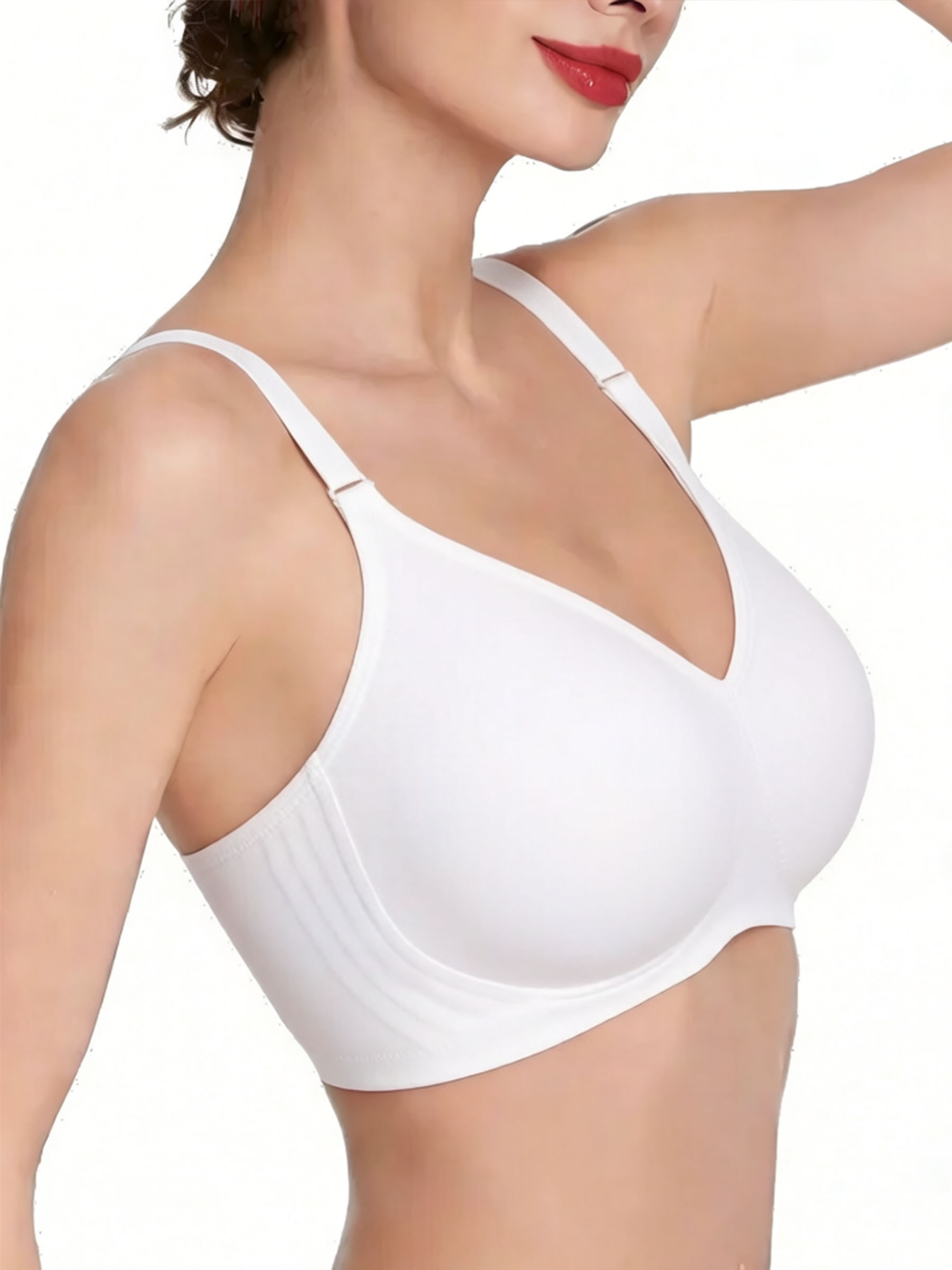 Jelly Wireless Seamless Full Coverage T-Shirt Bra