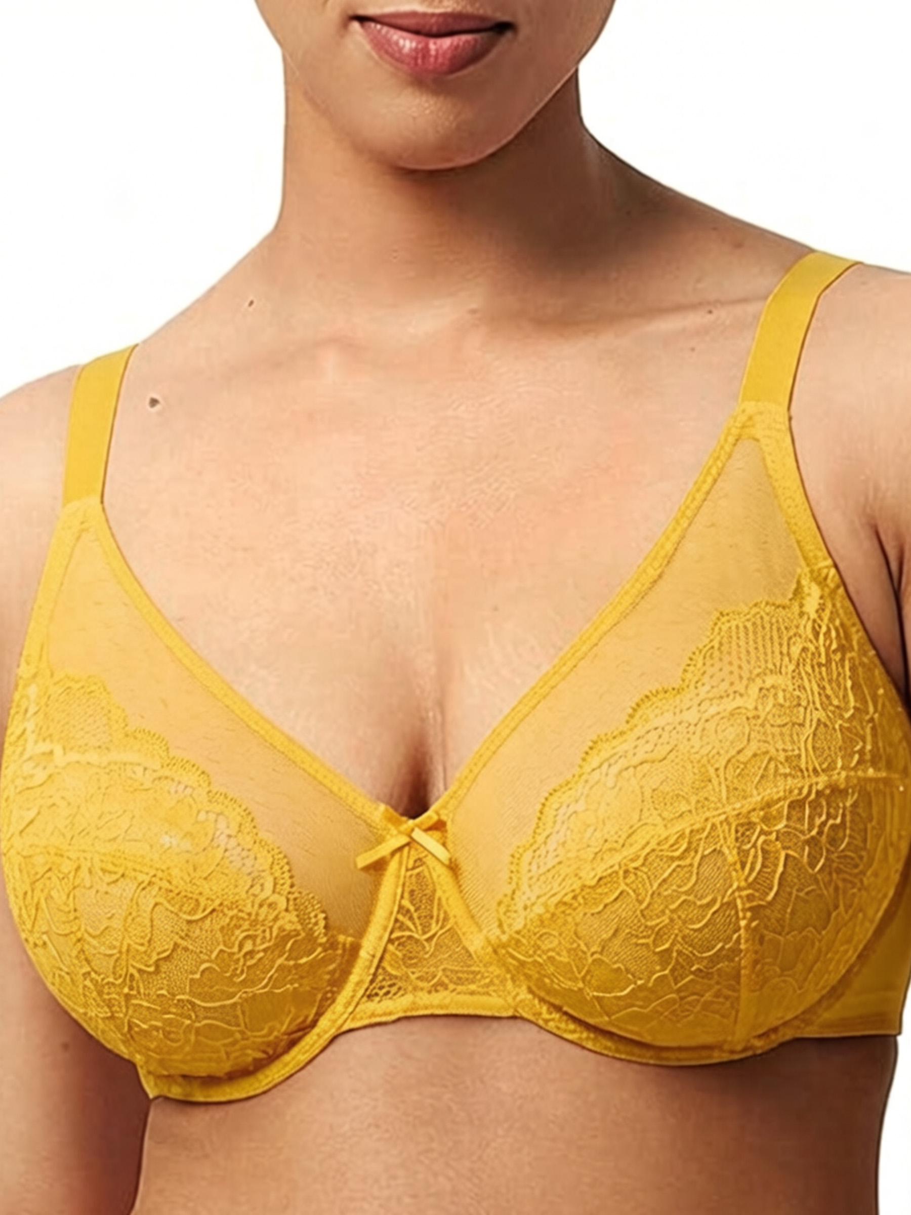 Lace Underwire Uplift Minimizer Bra