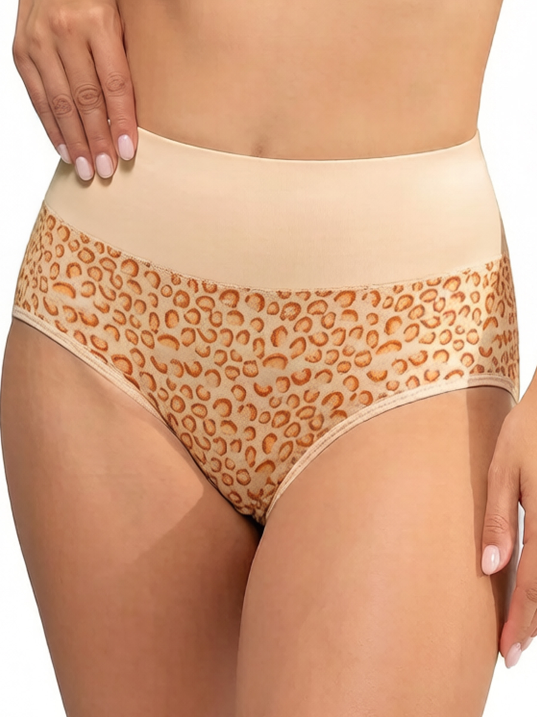High Waisted Cotton Briefs - Full Coverage Breathable Underwear