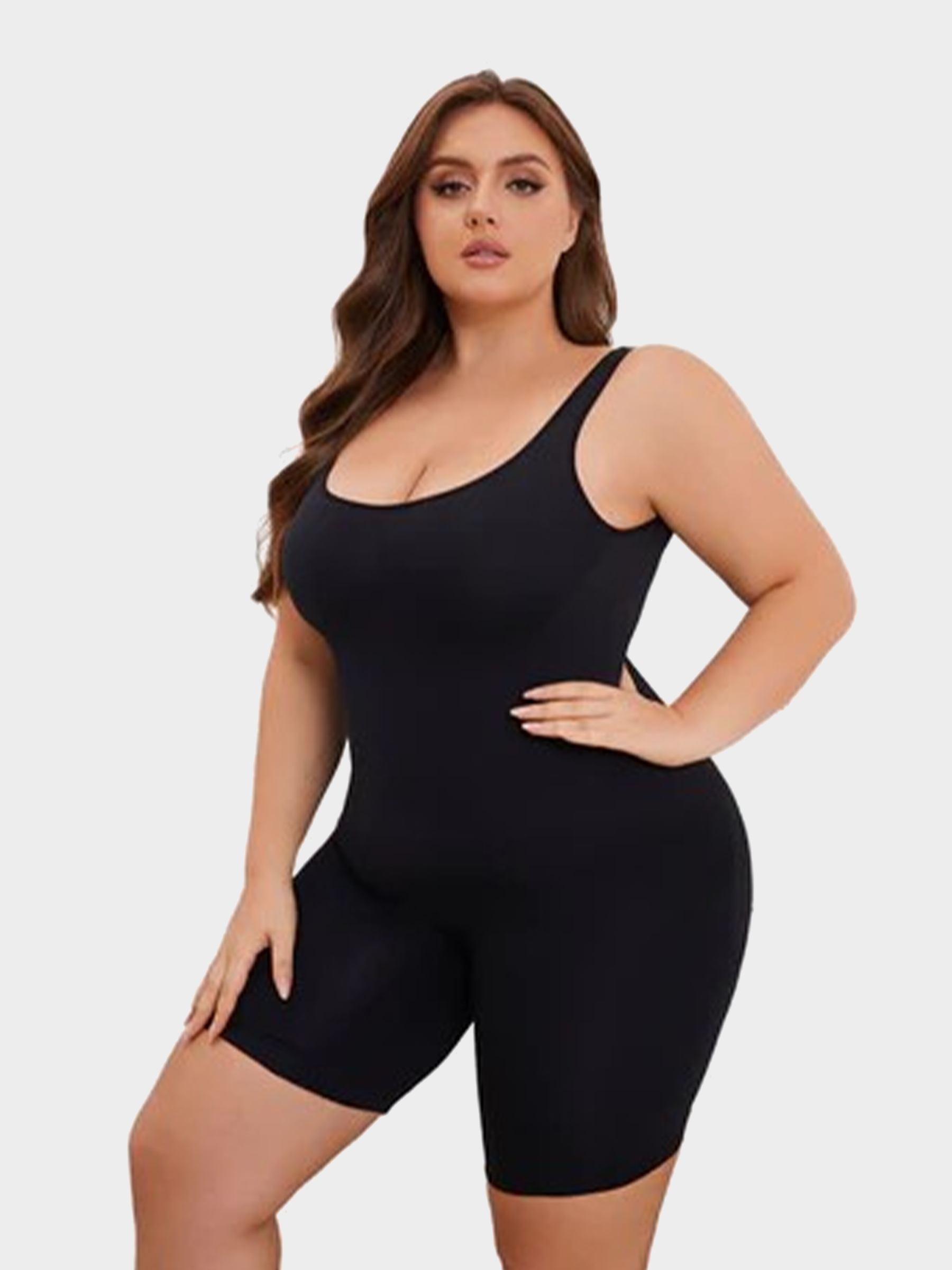 The Full Coverage Mid-Thigh Shaping Bodysuit