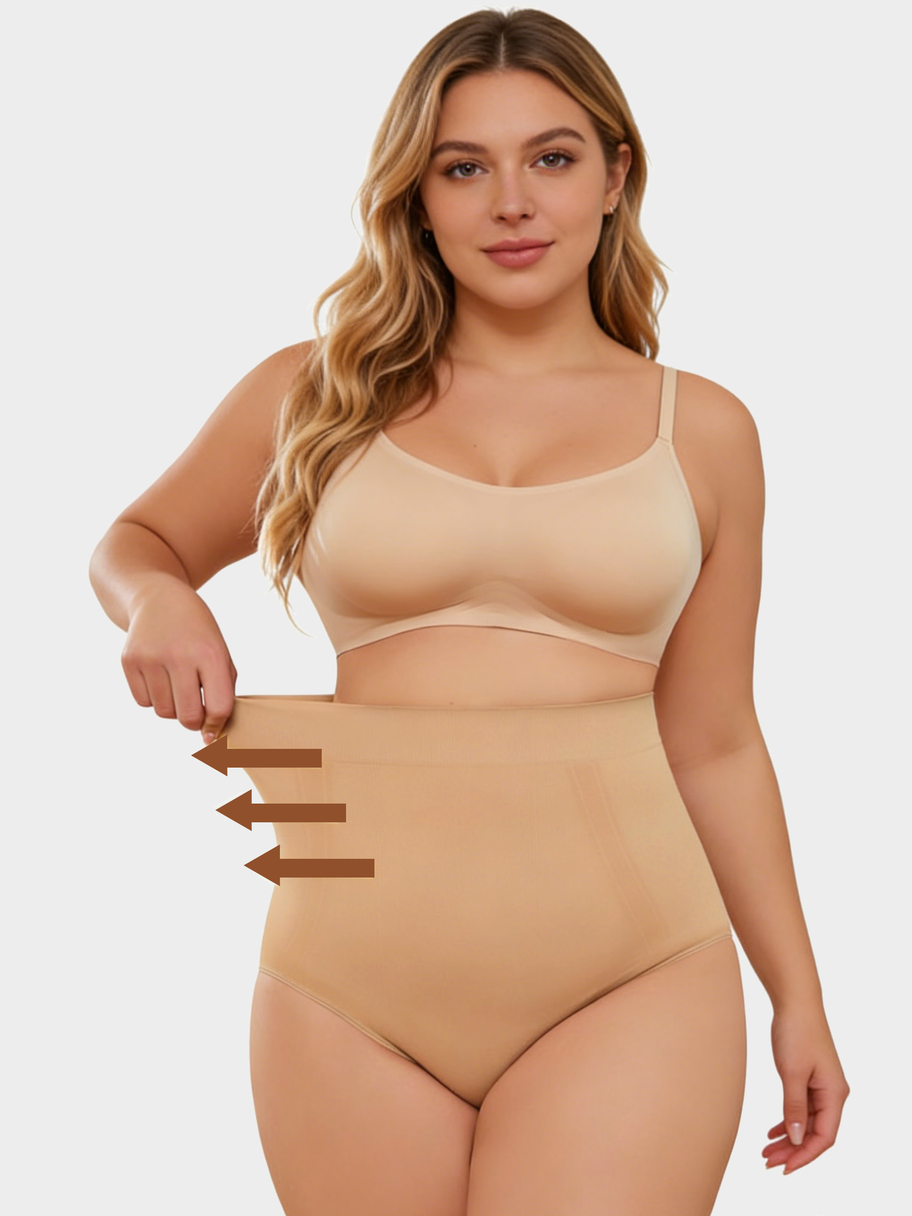 The Plus Size High-Waist Tummy Control Butt-Lifter Panty