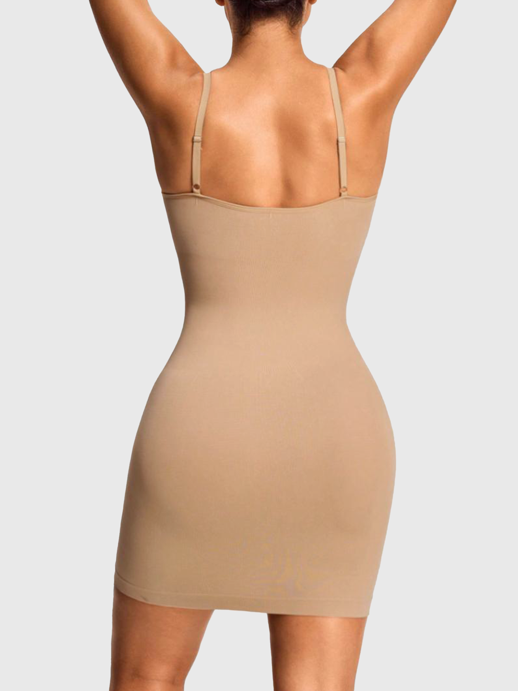 The Spaghetti Strap Shaping Mini Slip Dress