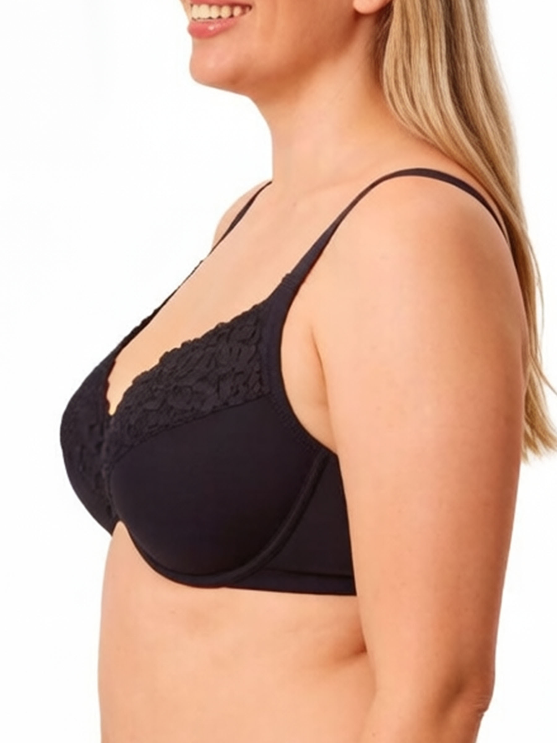 Front Closure Lace Full Coverage Underwire Bra