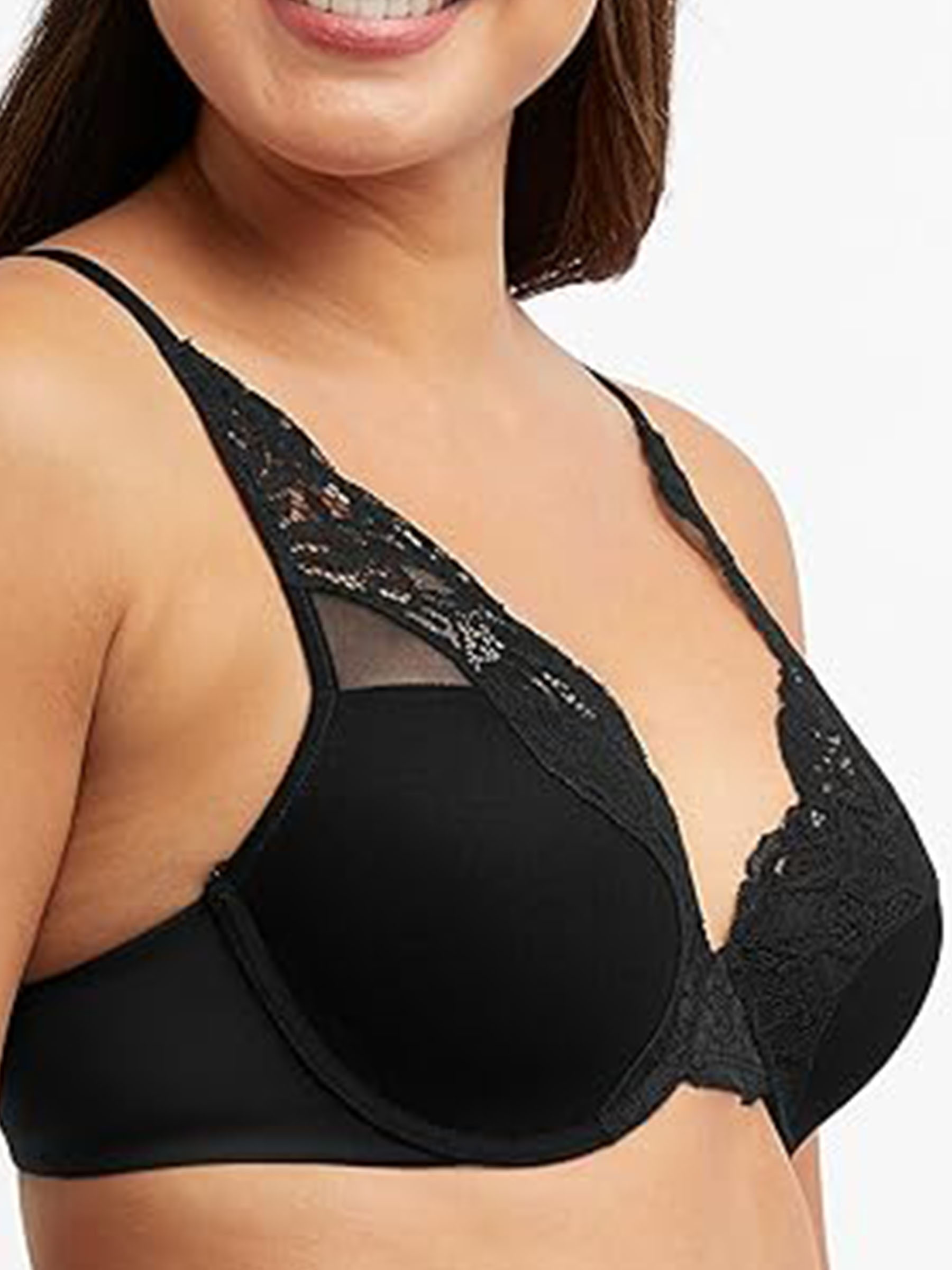 Lace Underwire Full-Coverage Convertible Bra