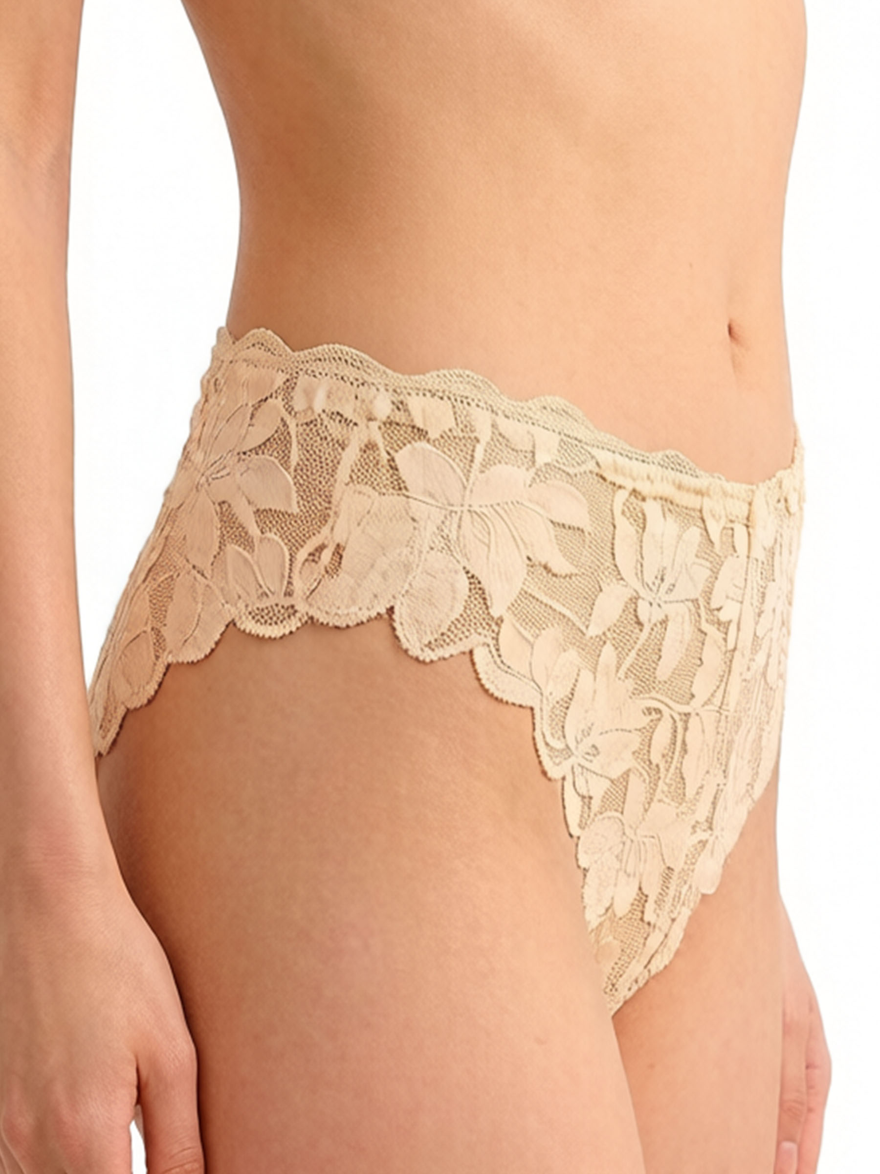 Floral Lace Hollow-Out Briefs - Sexy Sheer Breathable Underwear