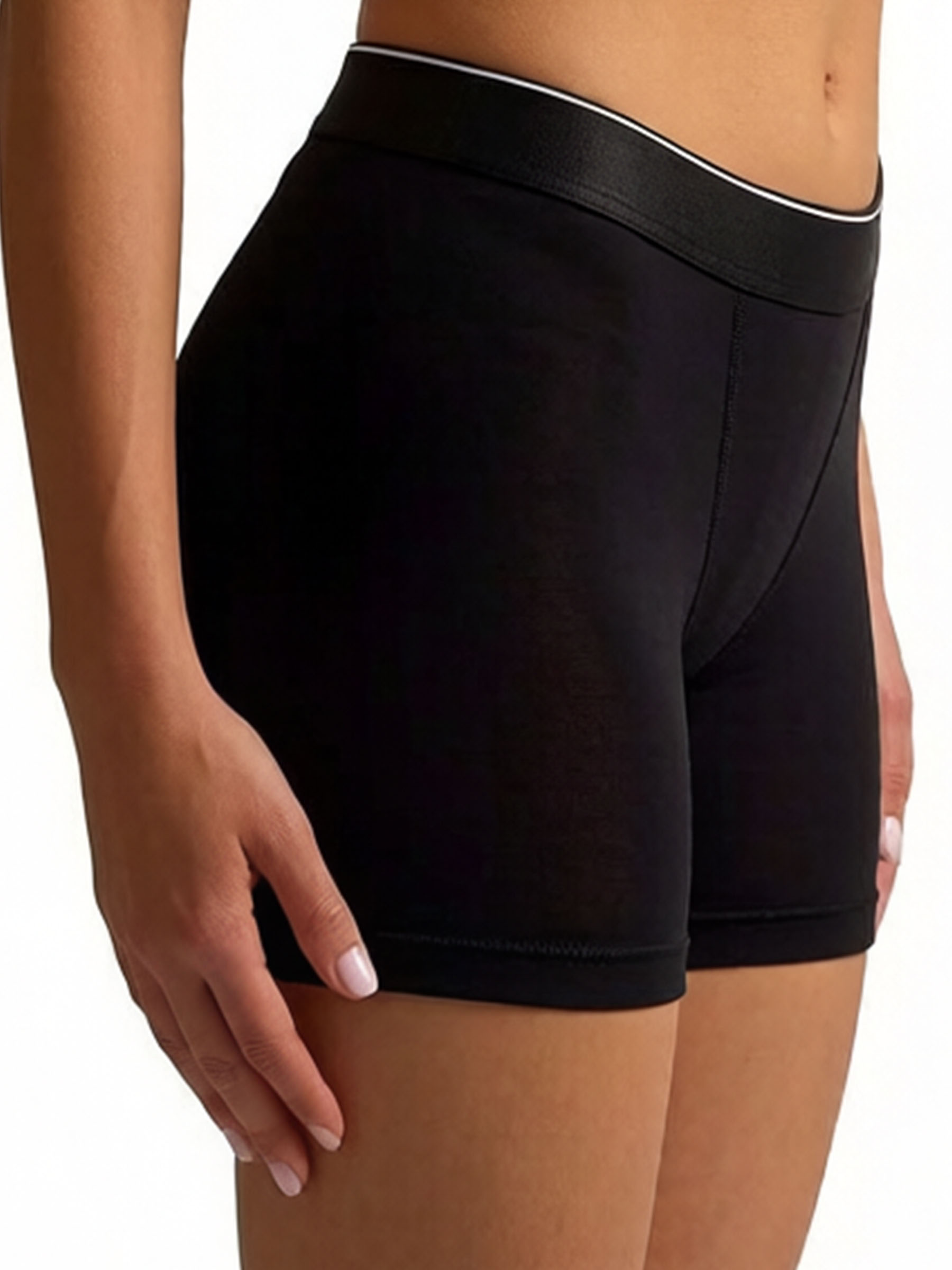 Soft Modal Boxer Briefs for Women - Breathable Mid-Rise Underwear