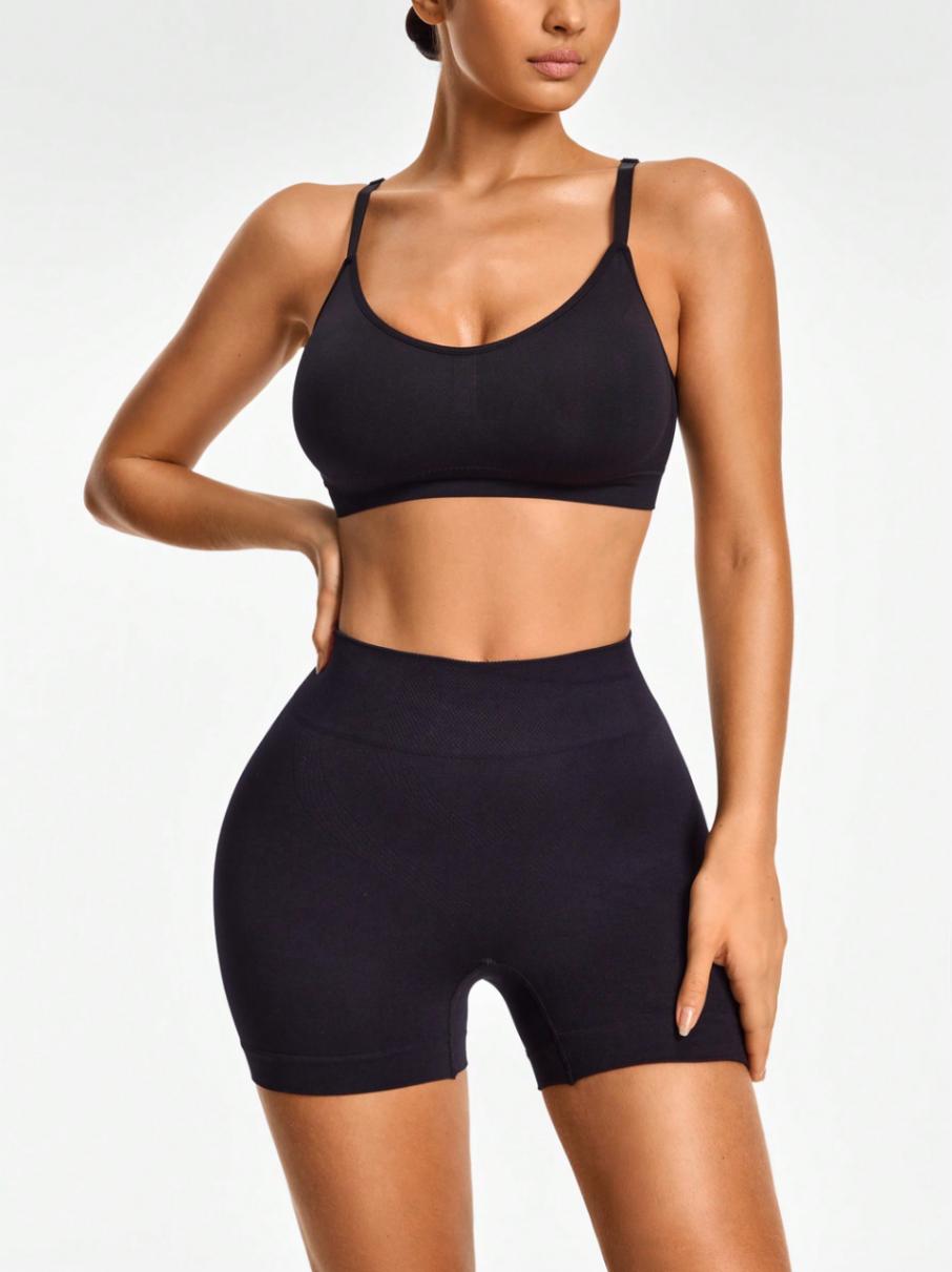 High-Waist Backless Butt-Lift Shaper Shorts