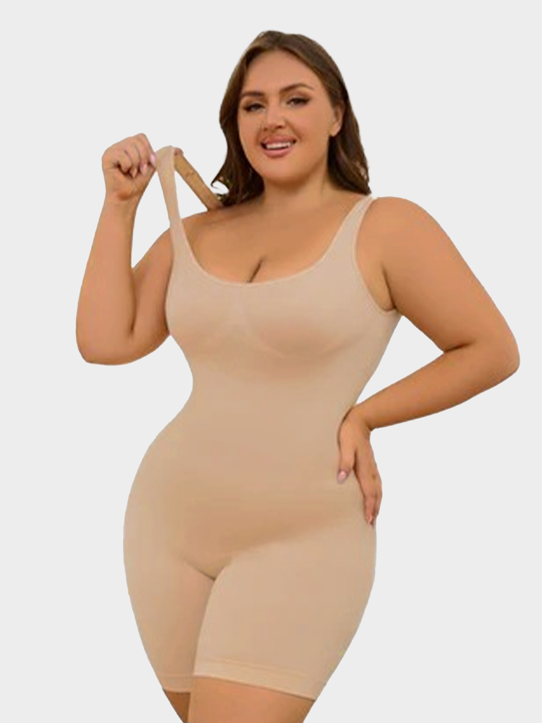 The Full Coverage Mid-Thigh Shaping Bodysuit