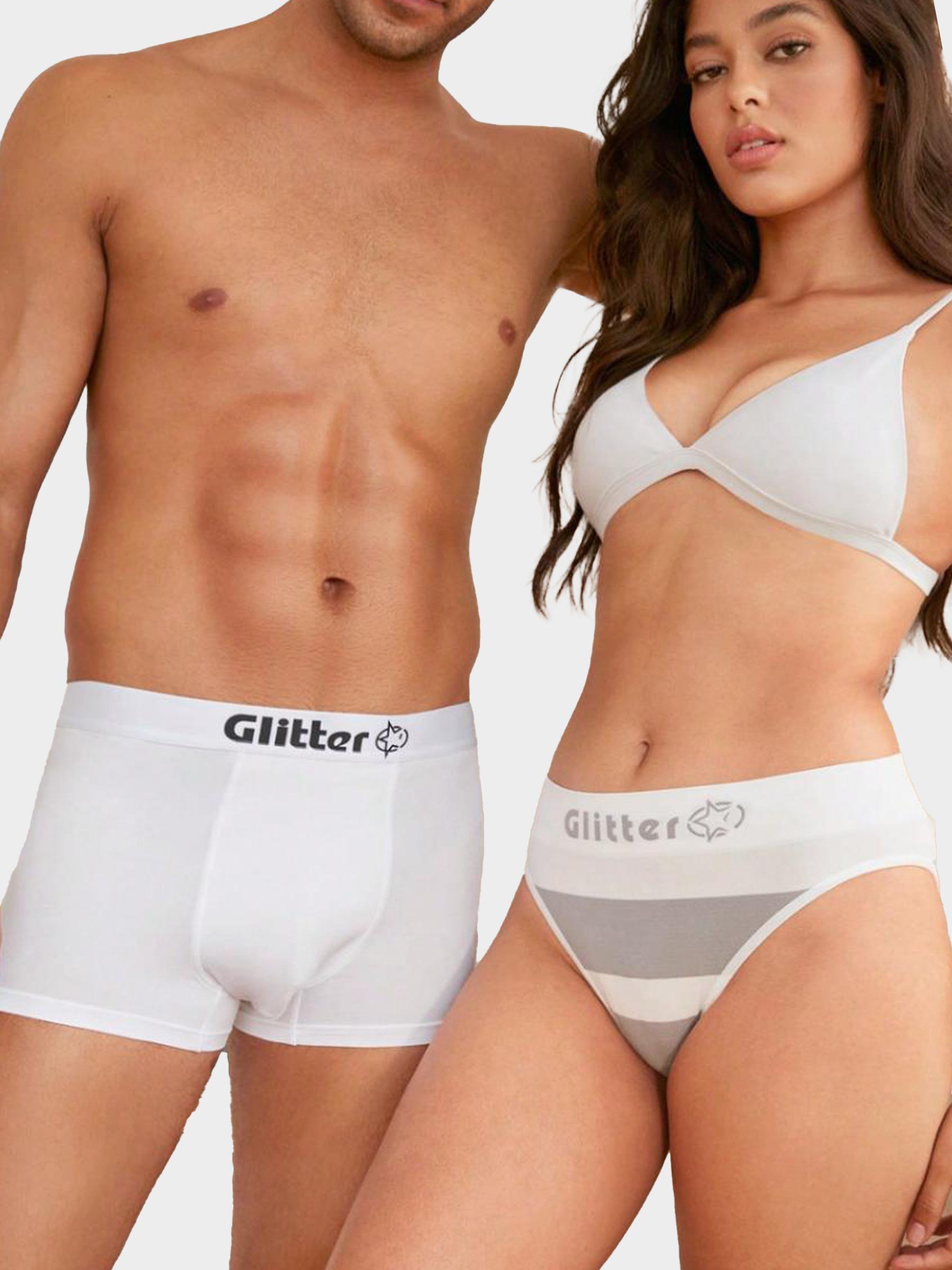 The Glitter High-Waist Bikini Panty