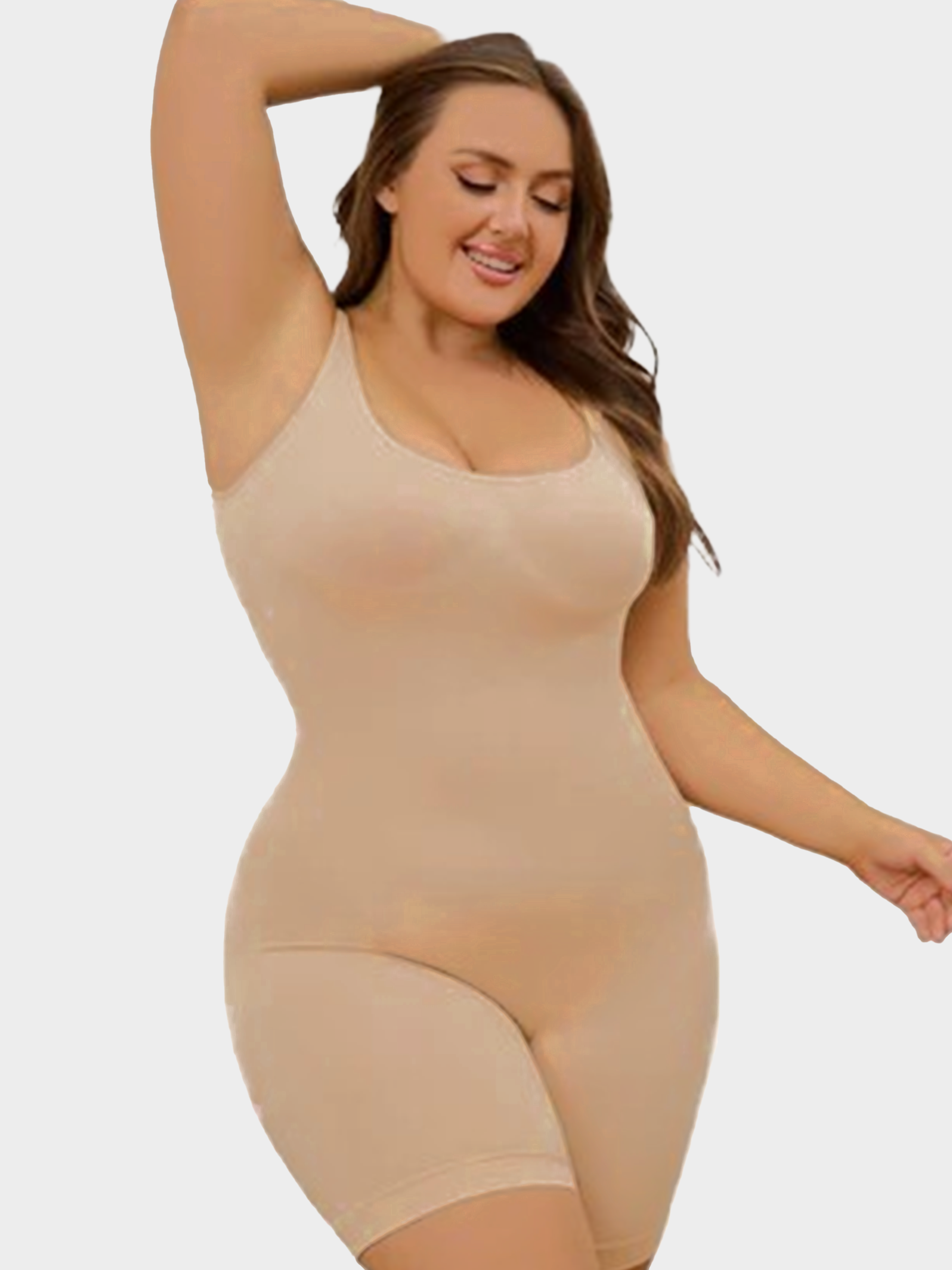 The Full Coverage Mid-Thigh Shaping Bodysuit