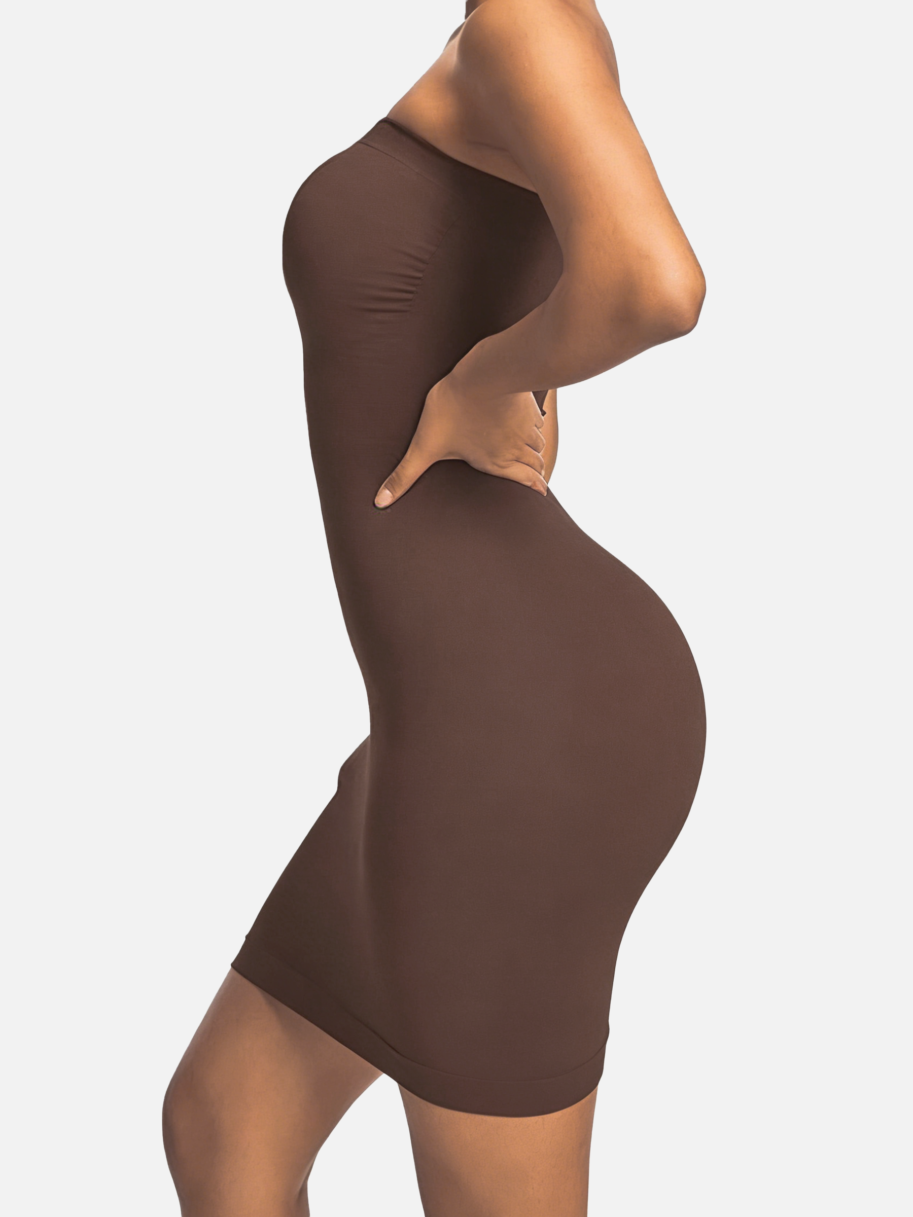 The Smoothing Strapless Shapewear Slip Dress