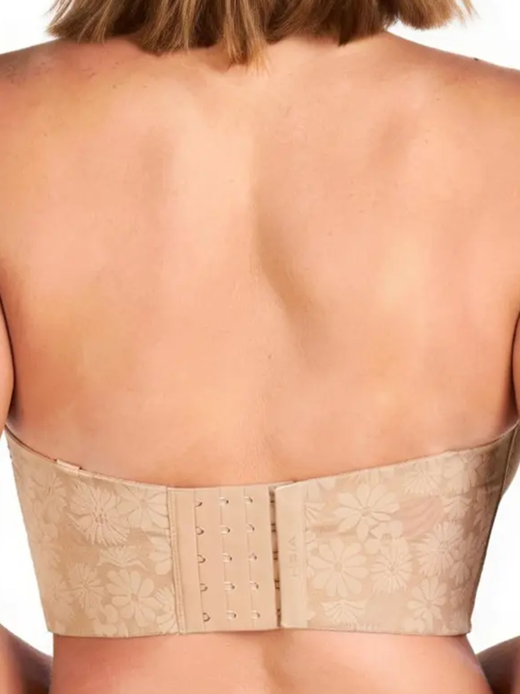 Strapless Longline Push Up Corset Bra