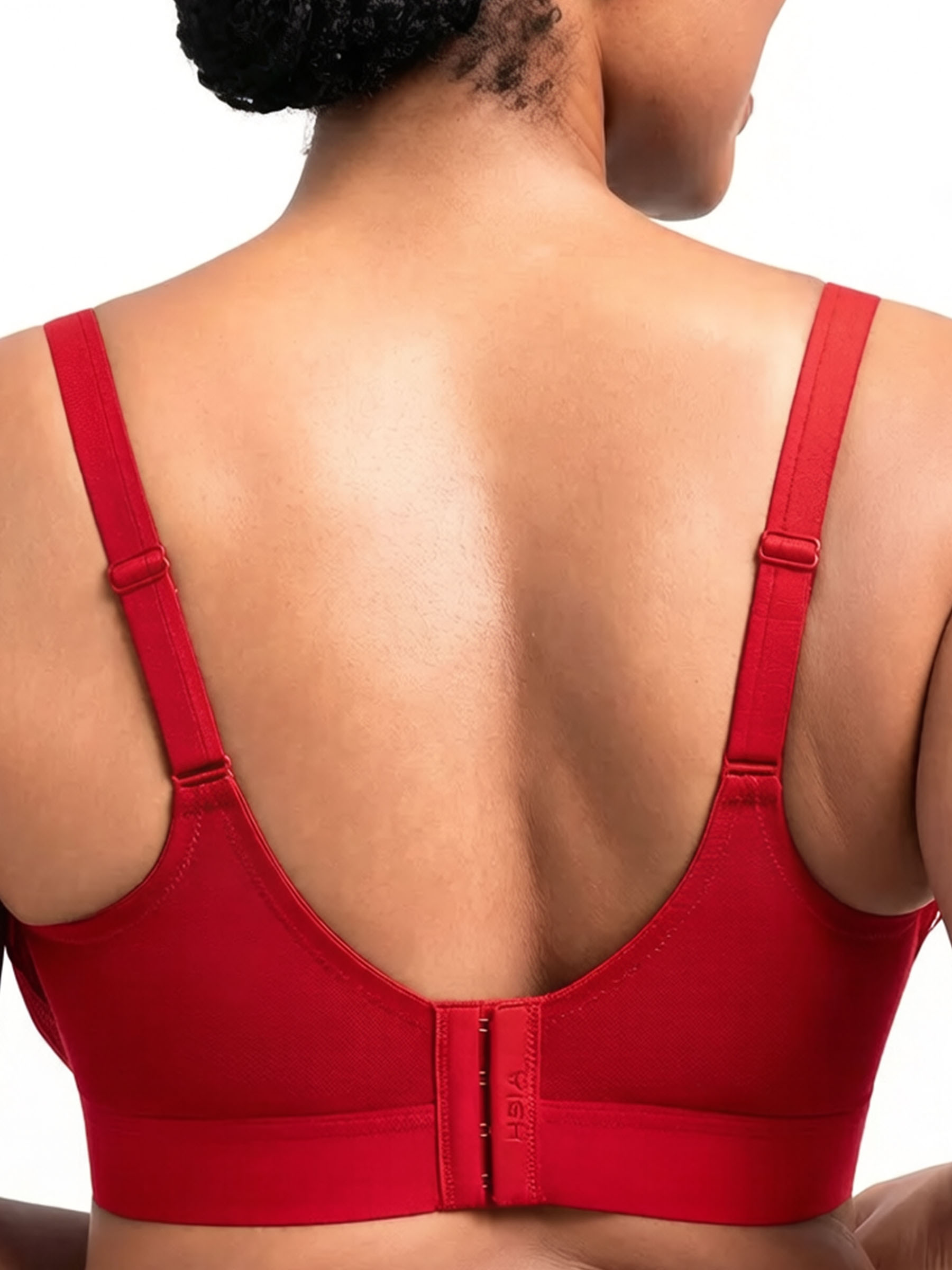 Full Coverage Unlined Underwire Lace Bra for Plus Size