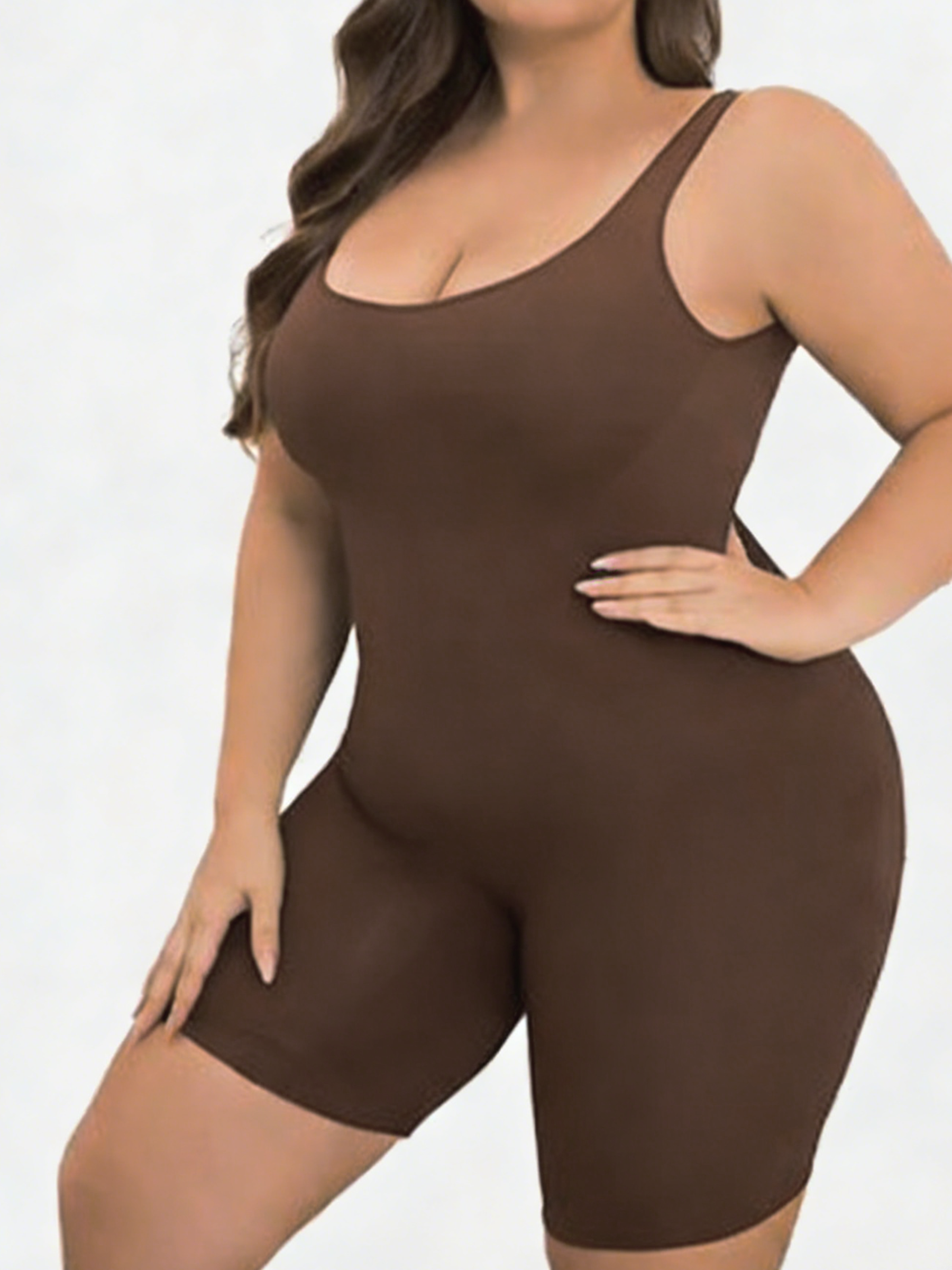 The Full Coverage Mid-Thigh Shaping Bodysuit