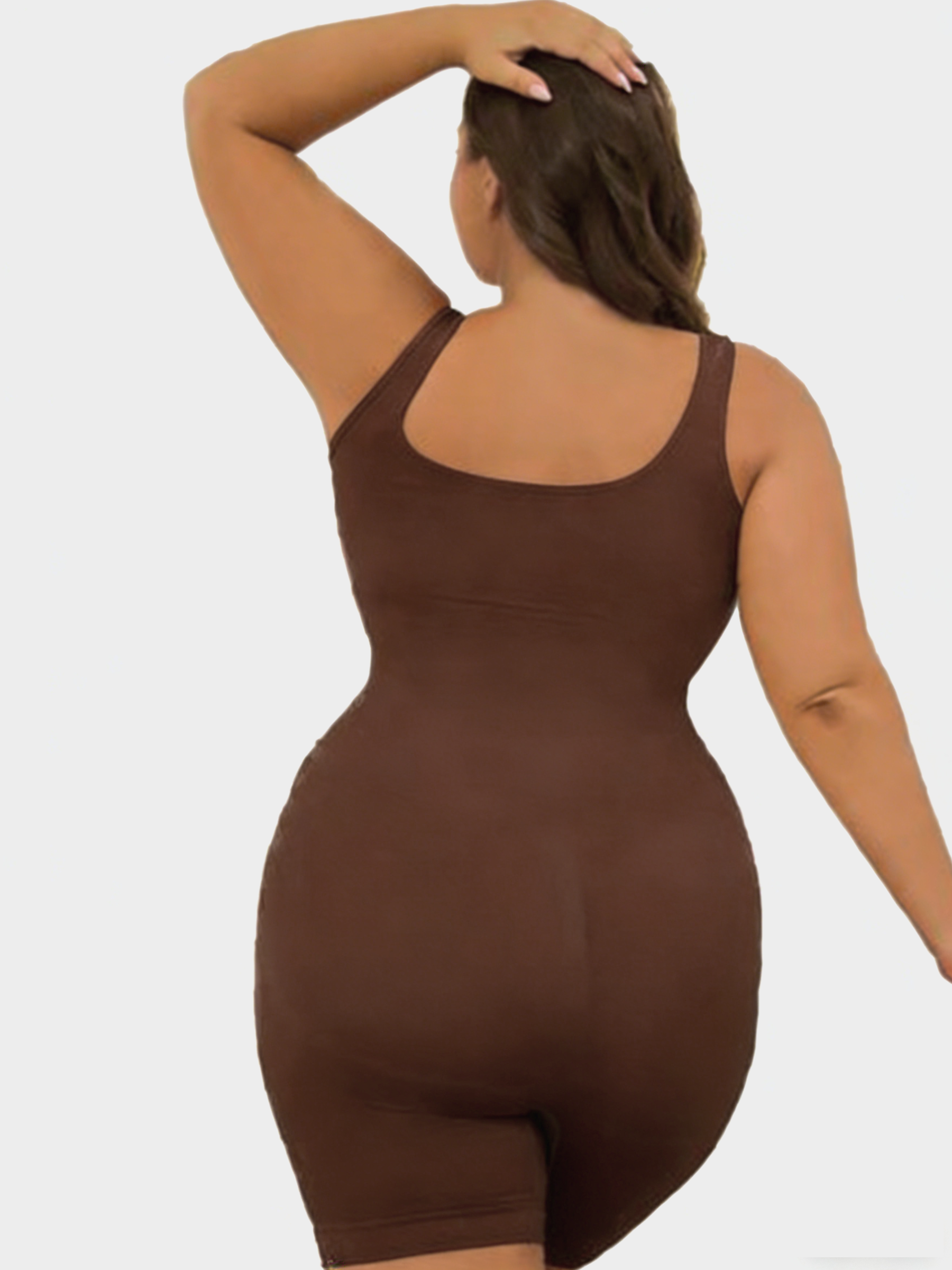 The Full Coverage Mid-Thigh Shaping Bodysuit