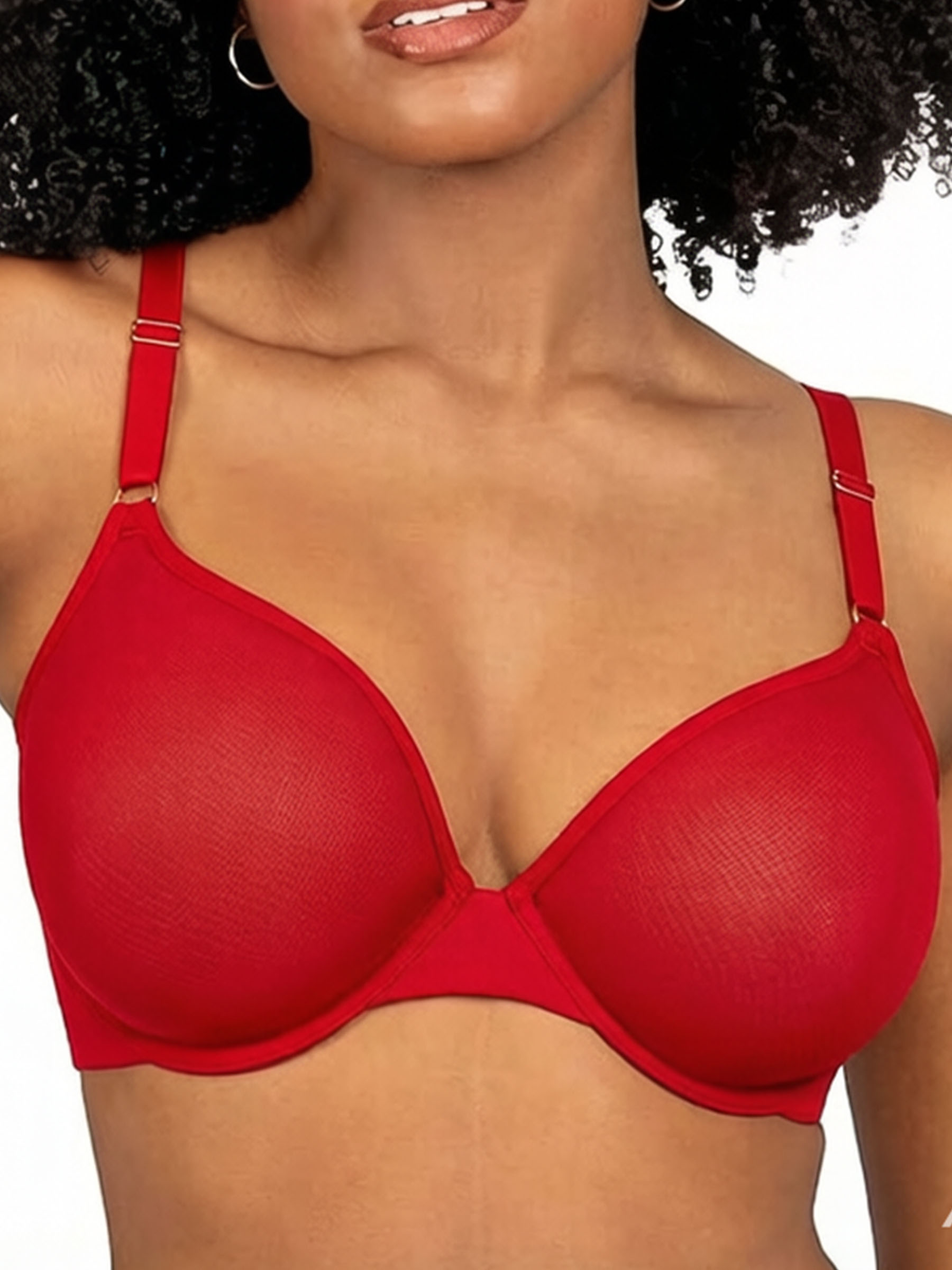 Sheer Mesh Demi Underwire Bra