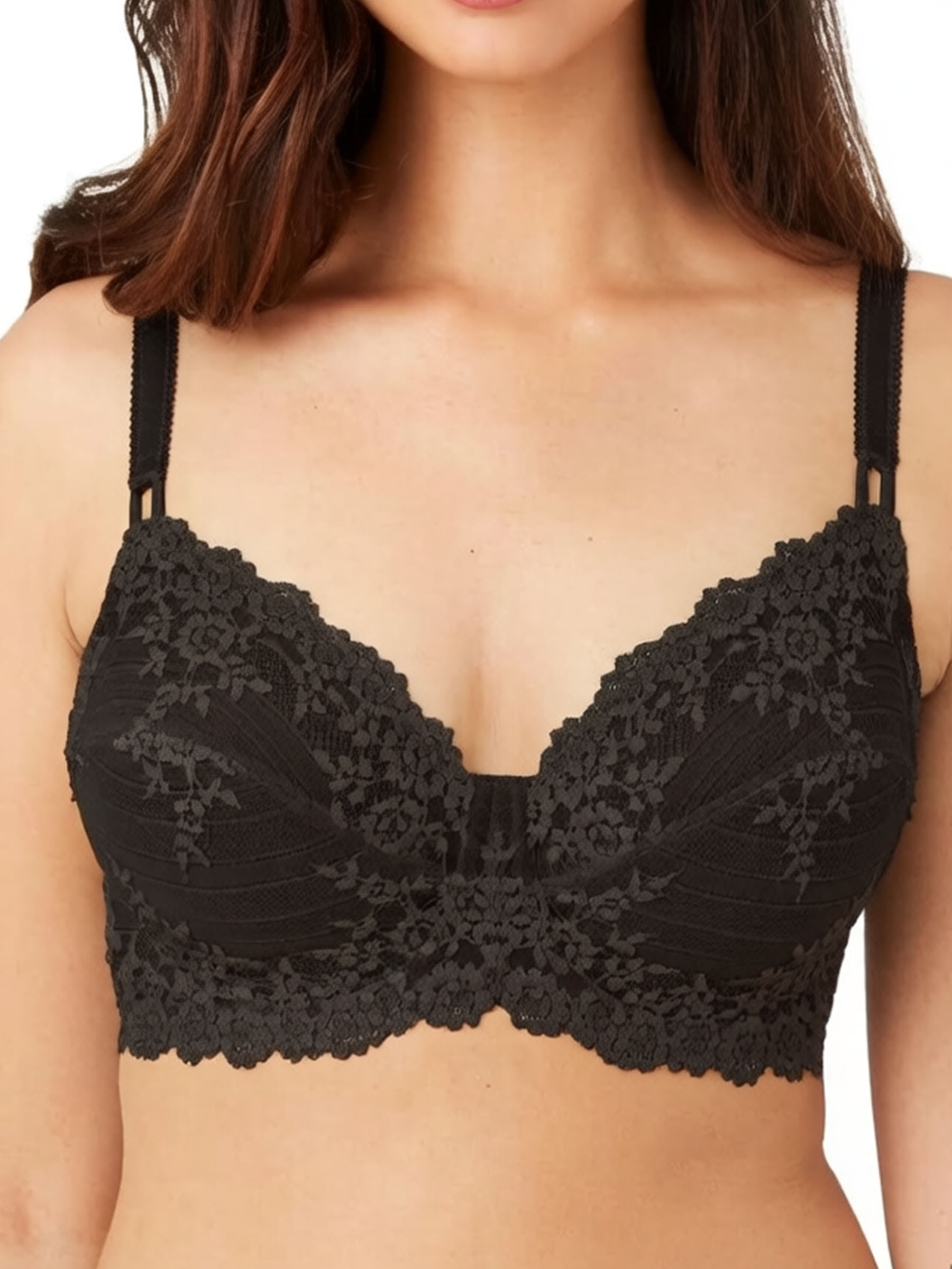 Minimizer Mid Coverage Lace Underwire Bra