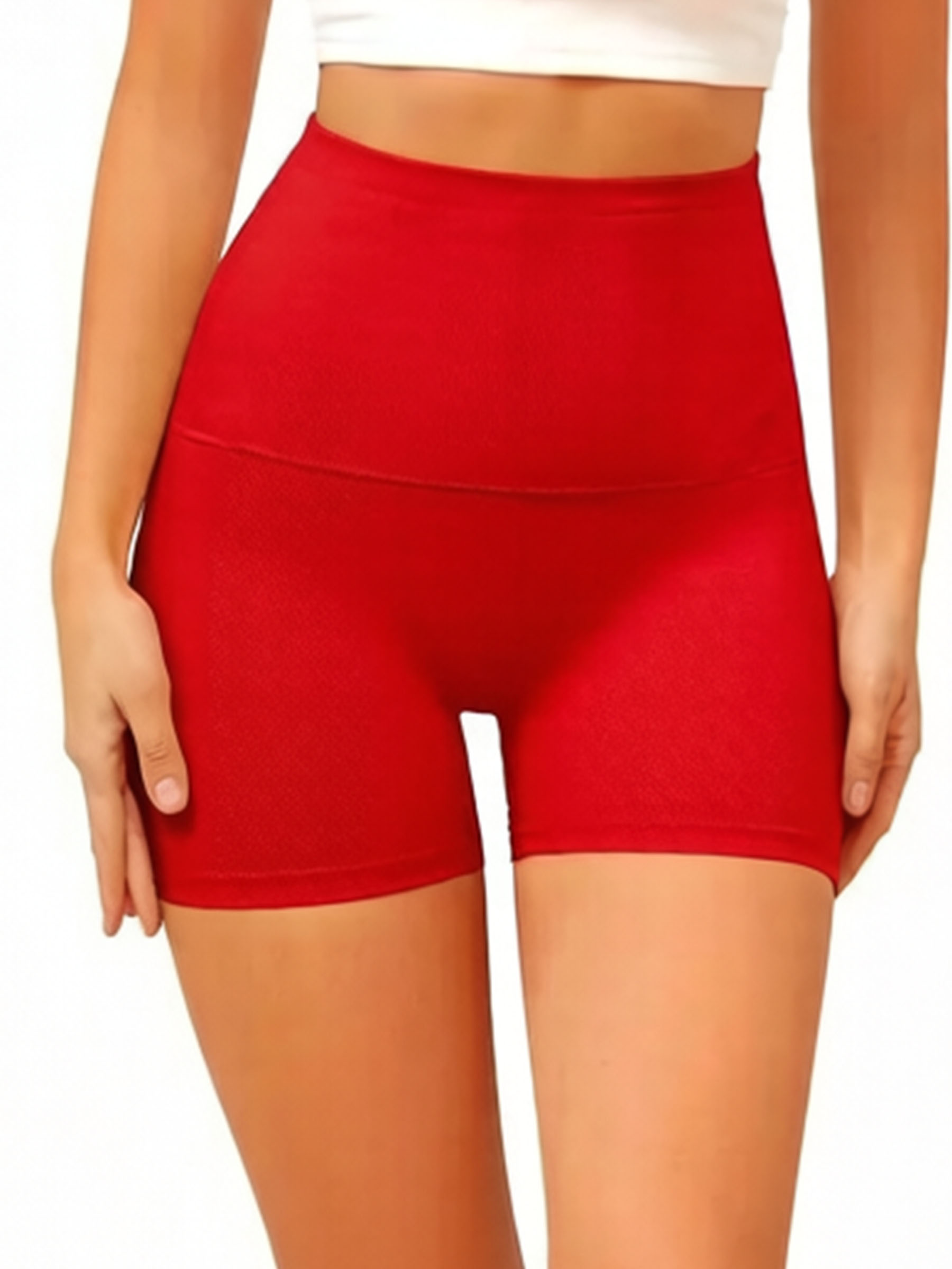 High Waisted Seamless Boyshort Shapewear - Tummy Slimming Full Coverage Underwear
