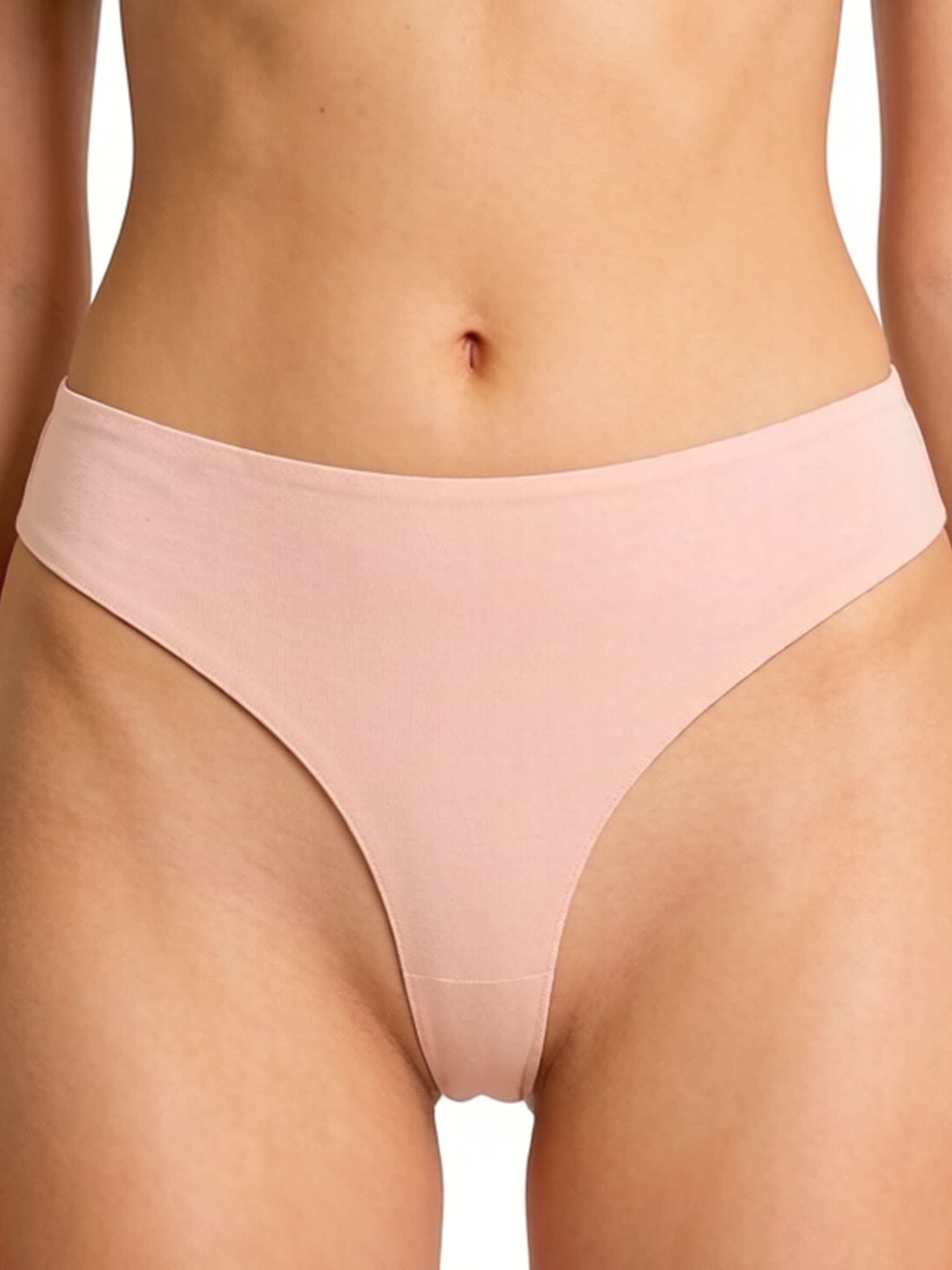 Seamless Camel Toe Cover Thongs - Invisible High Elastic Underwear