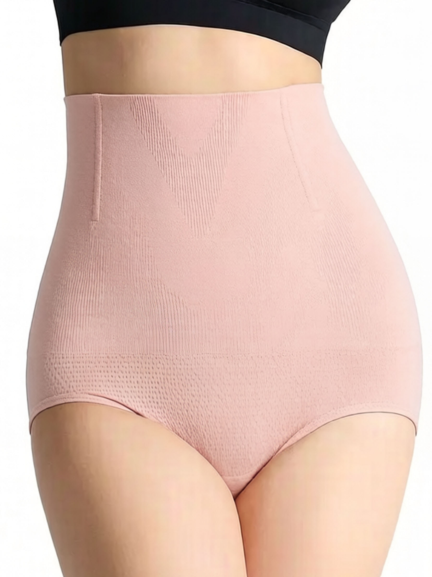 High Waist Tummy Control Shapewear Briefs - Butt Lifting Seamless Underwear