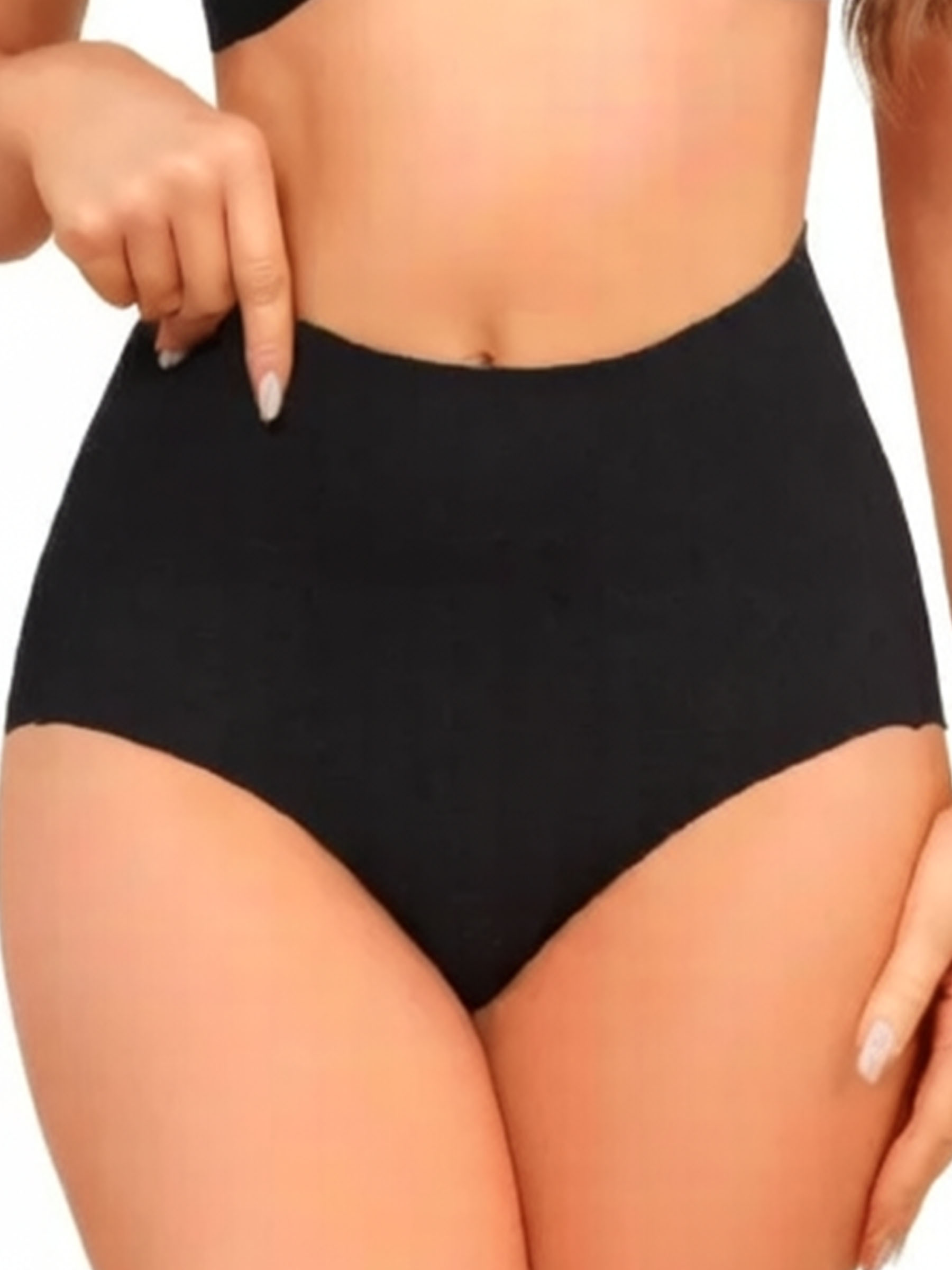 Seamless High Waist Tummy Control Briefs - 3D Butt Lifting Shapewear