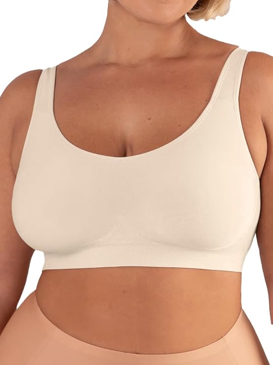 Wireless Bras for Women No Underwire – Small to Plus Size Bralettes with Support and Natural Lift