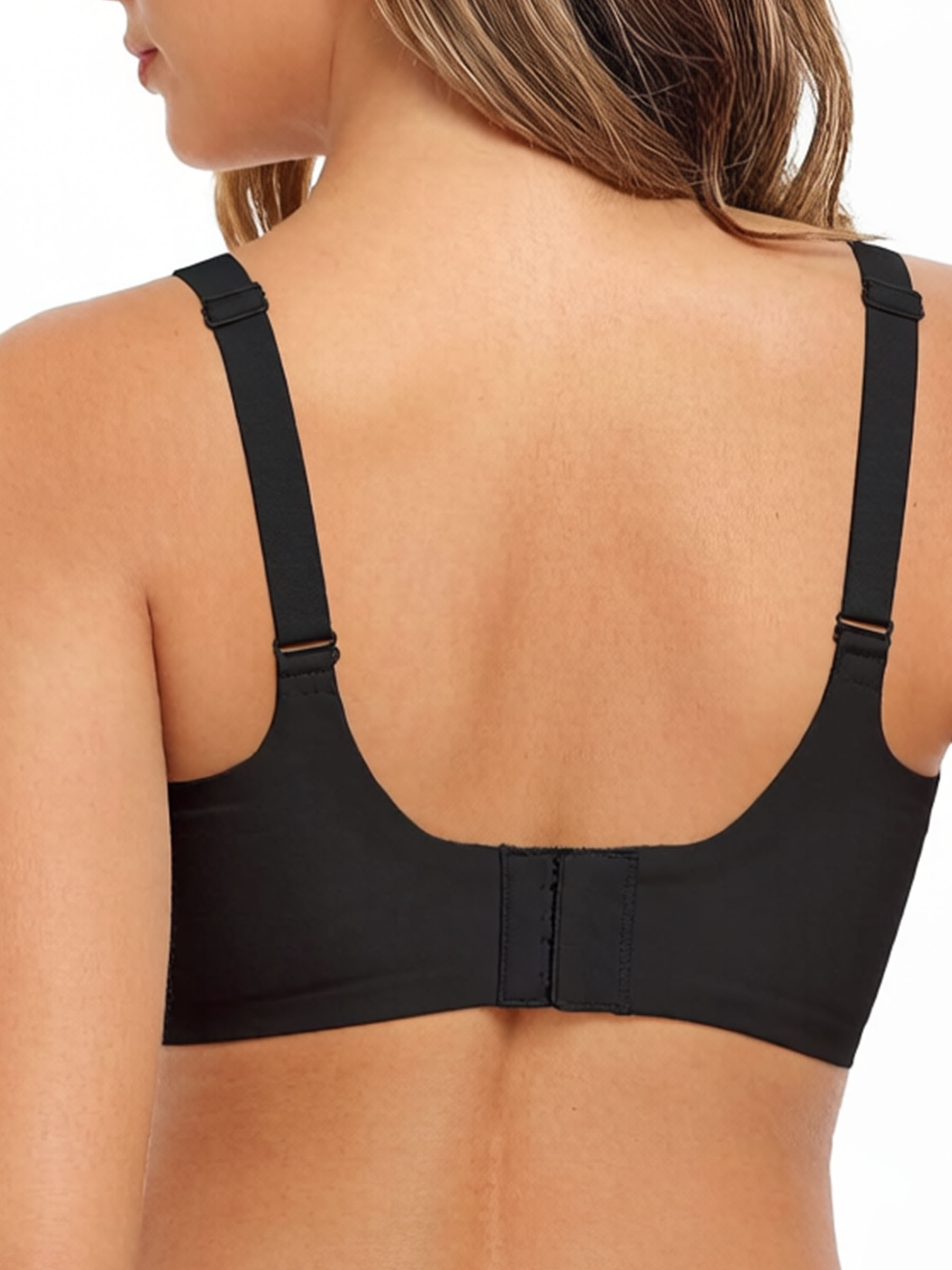 Wireless V-Neck Push Up Seamless Bra