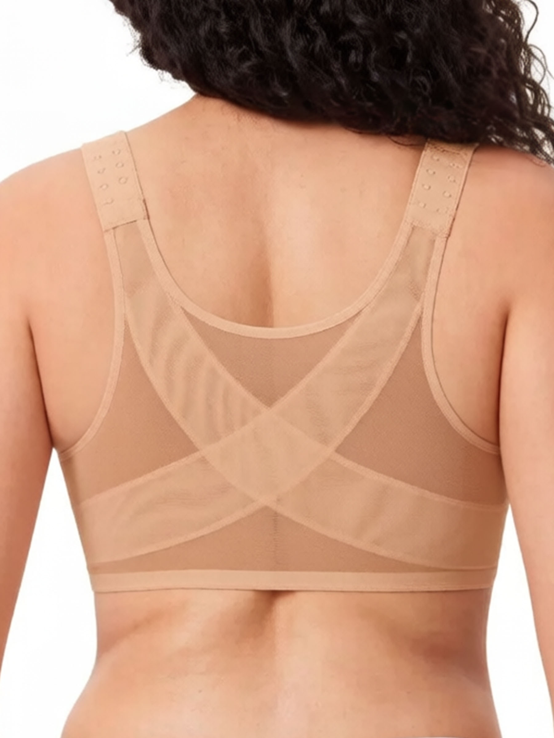 Front Closure X-Back Posture Bra