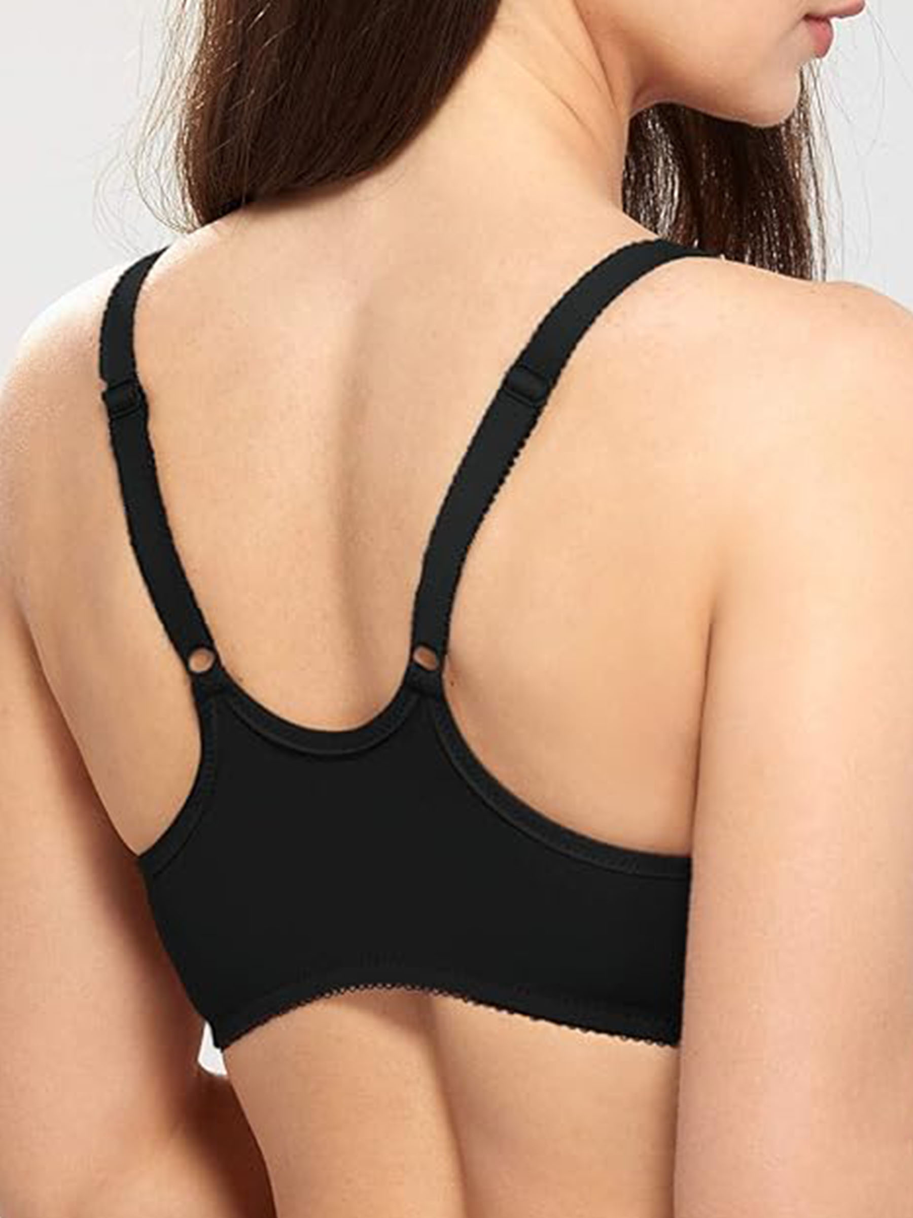 Front Closure Racerback Underwire Bra