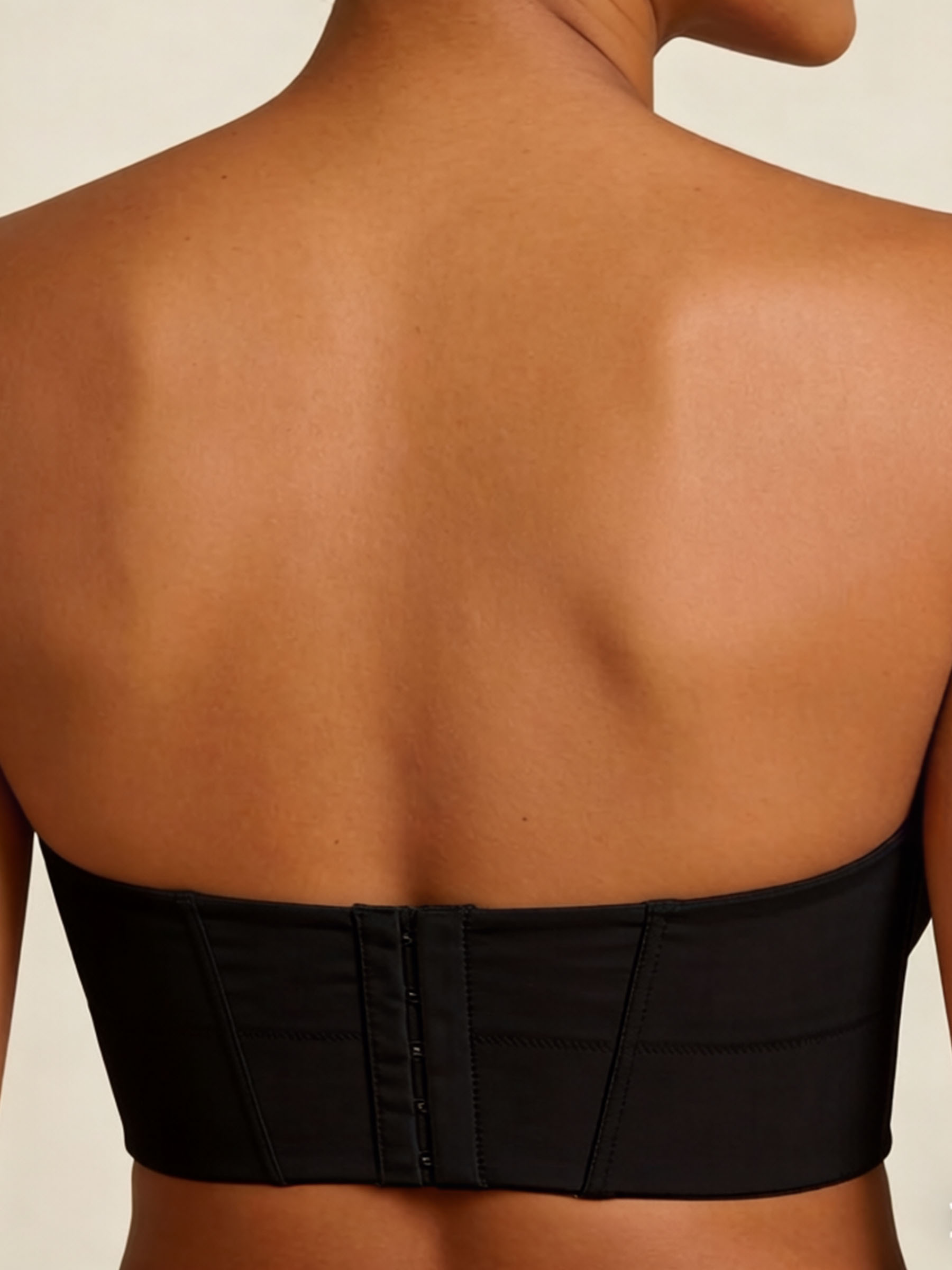 Strapless Longline Push Up Corset Bra