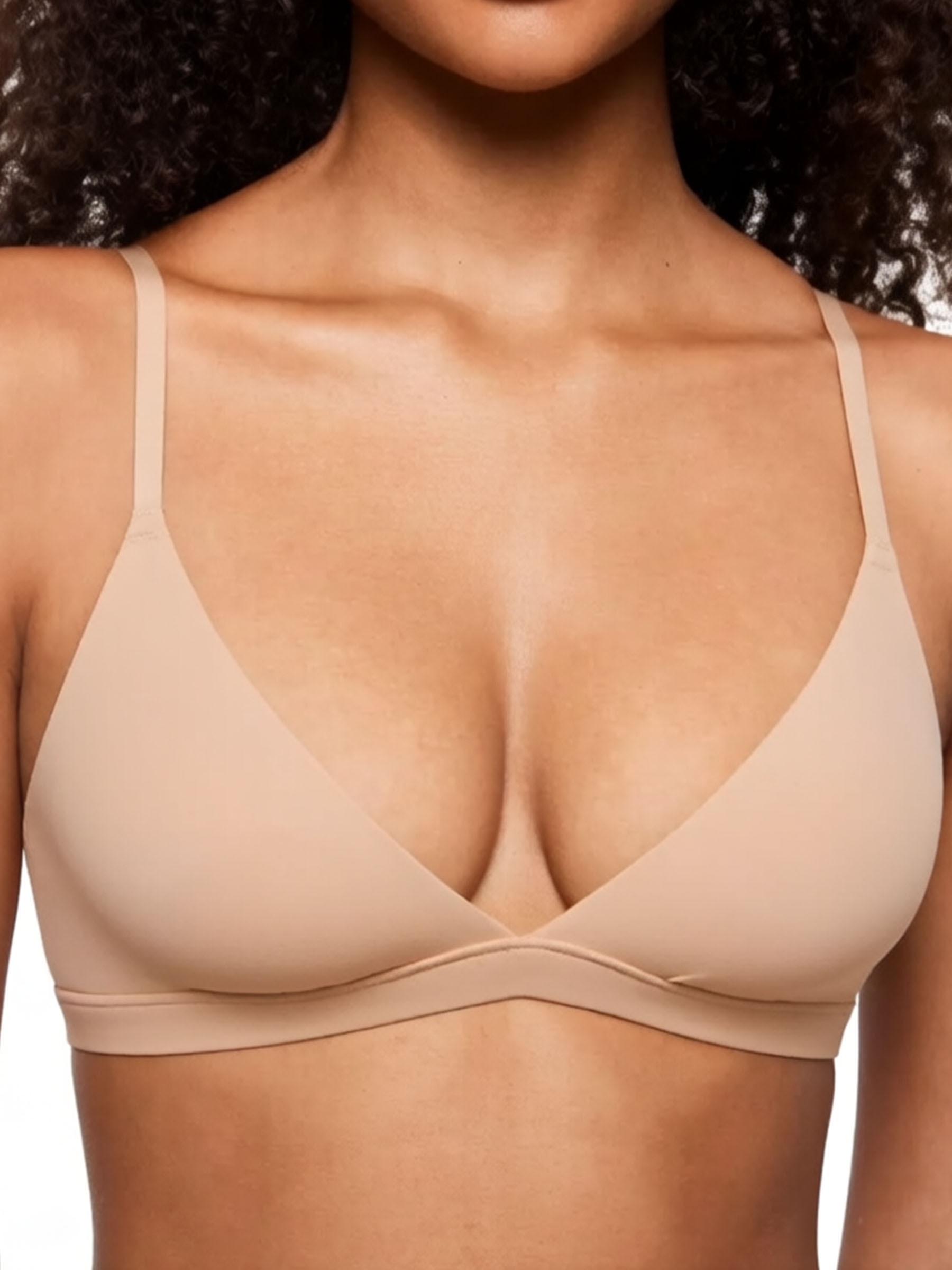 Unlined Seamless Wireless Triangle Bralette