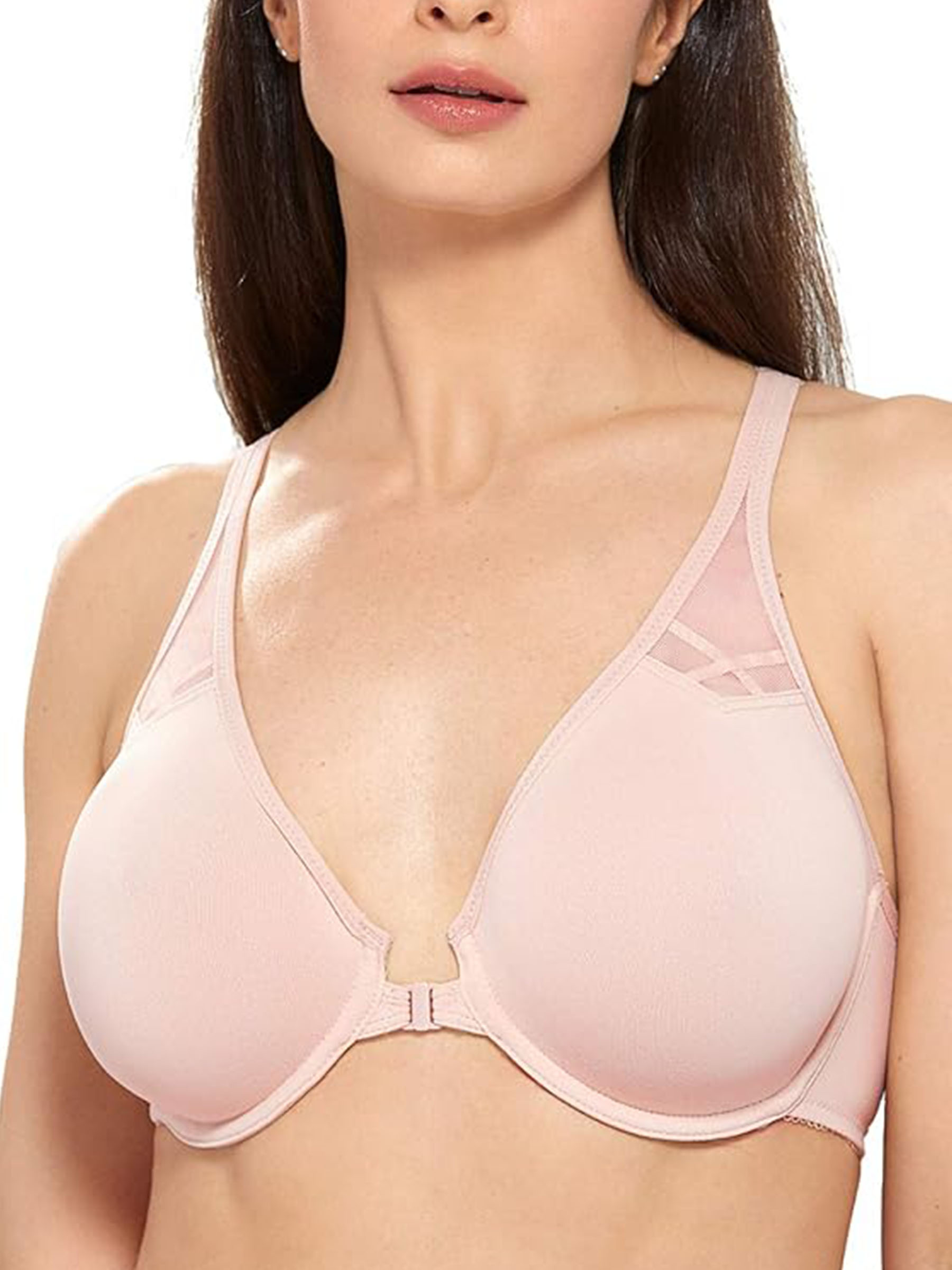 Front Closure Racerback Underwire Bra