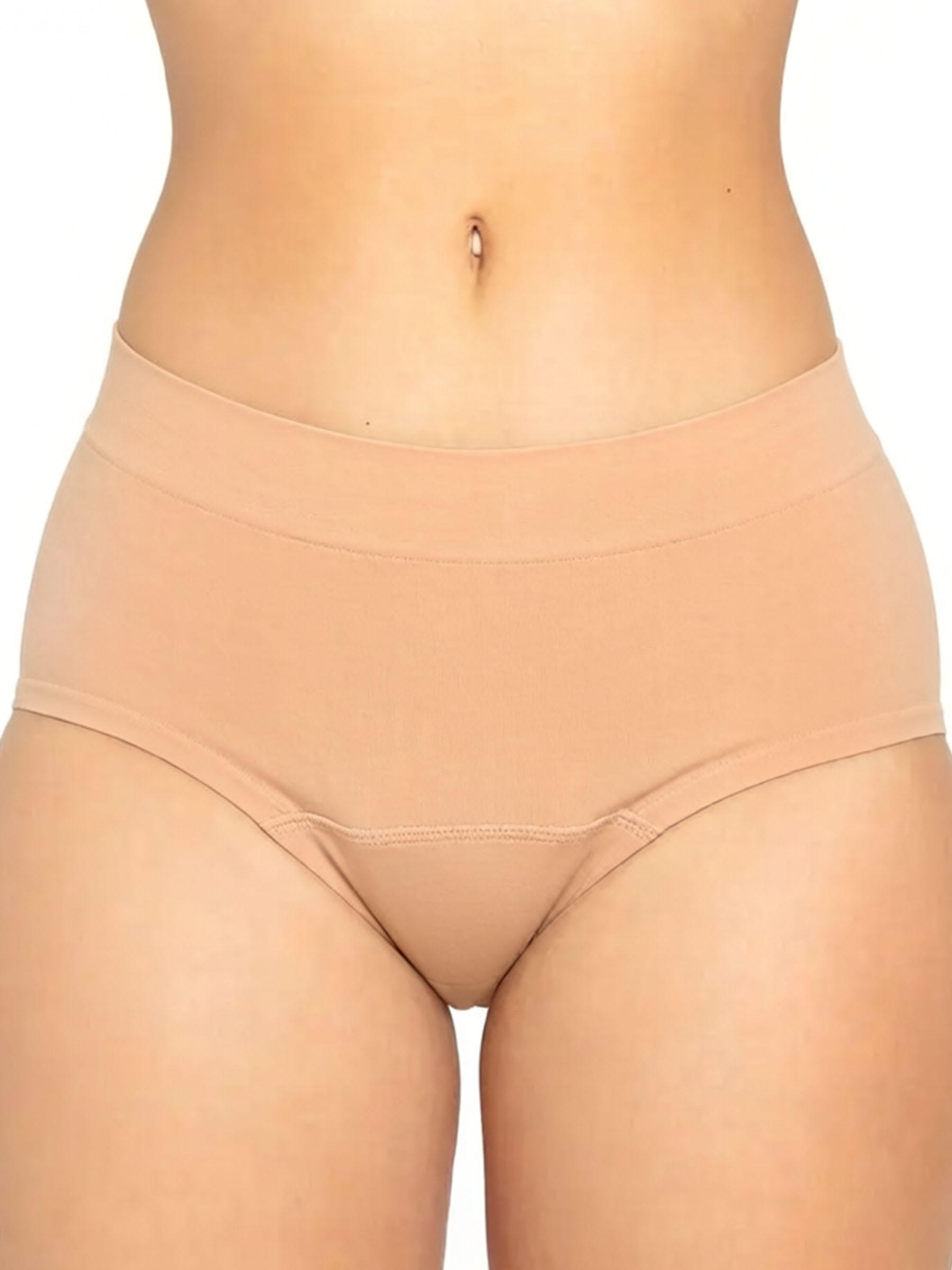 Sporty Stretch Bikini Period Underwear - Heavy Flow Leak-Proof Absorbent Panties
