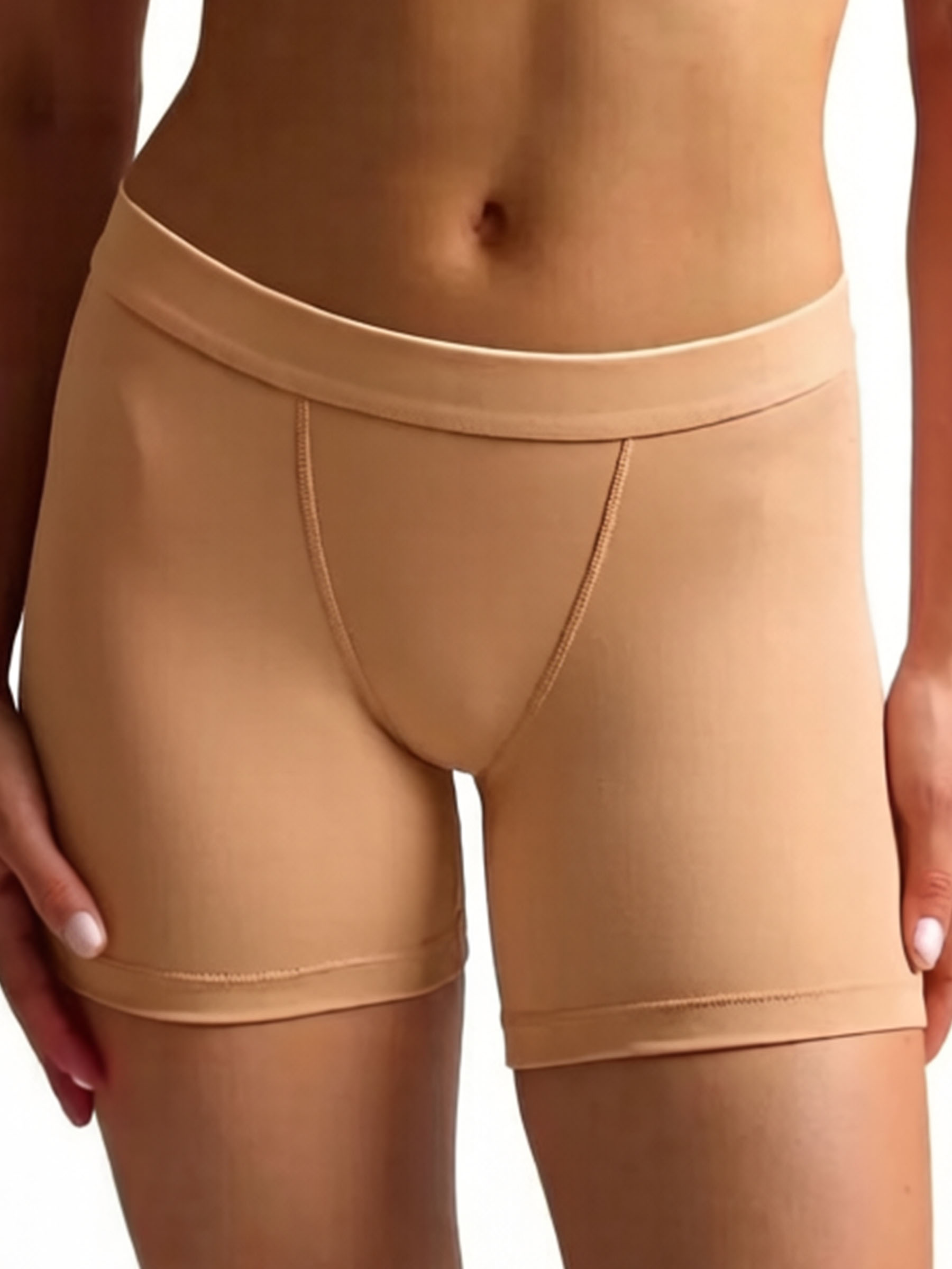 Soft Modal Boxer Briefs for Women - Breathable Mid-Rise Underwear