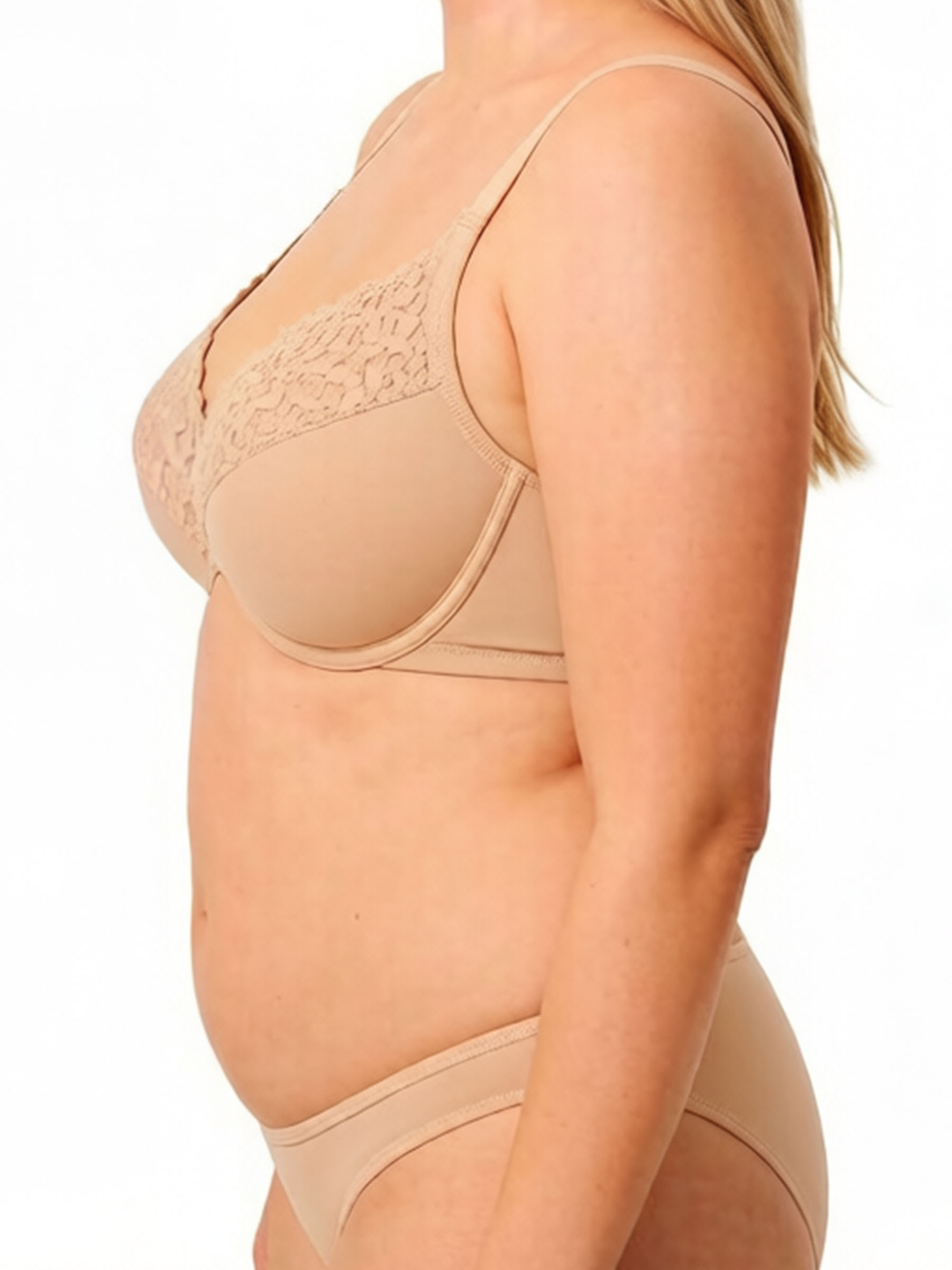 Front Closure Lace Full Coverage Underwire Bra