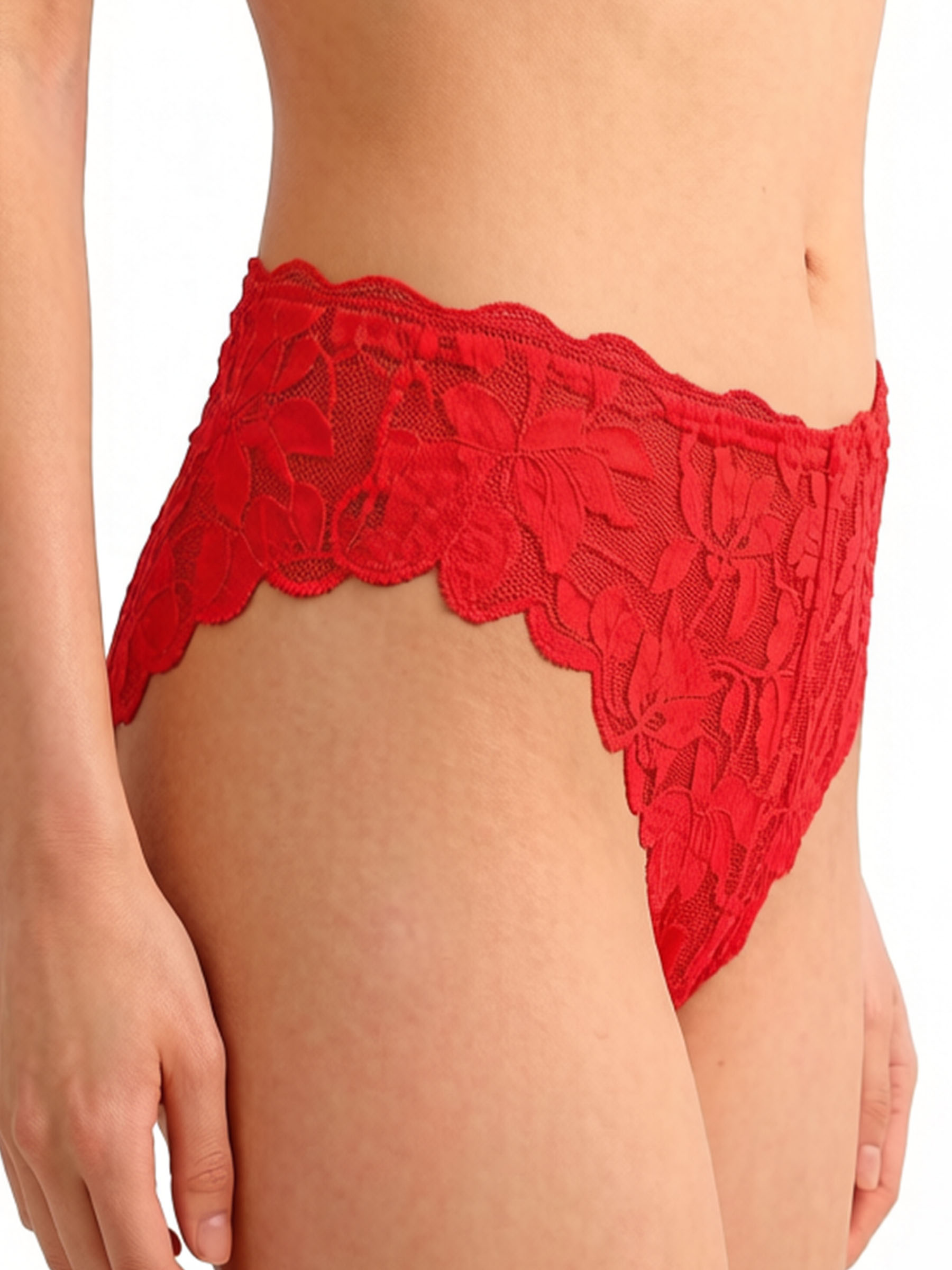 Floral Lace Hollow-Out Briefs - Sexy Sheer Breathable Underwear