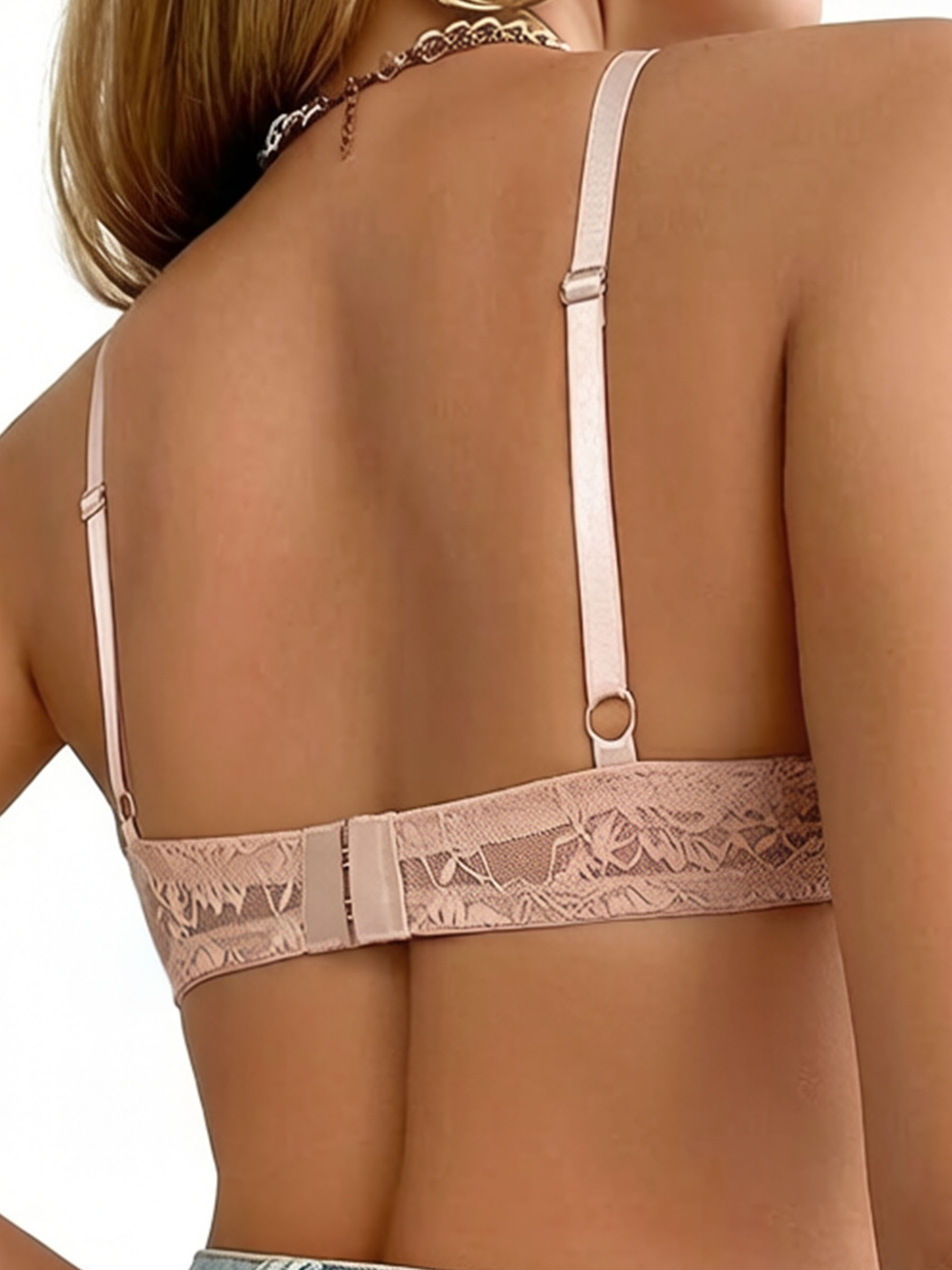 Sexy Spaghetti Strap Lace Bra