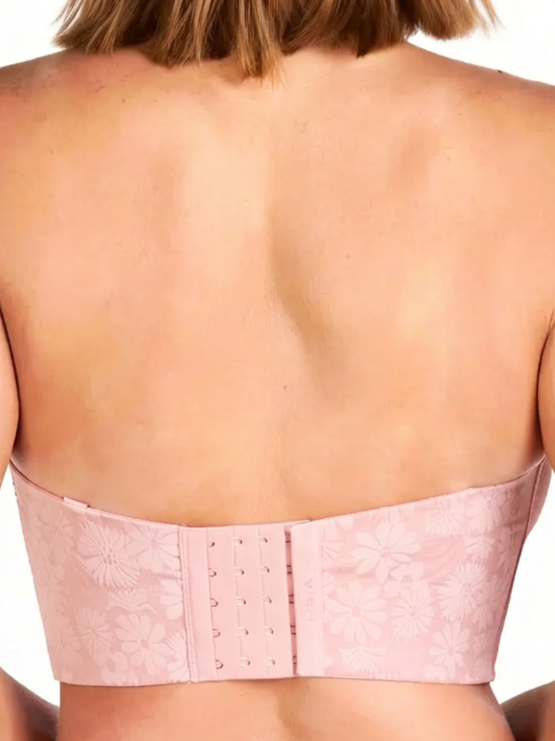 Strapless Longline Push Up Corset Bra