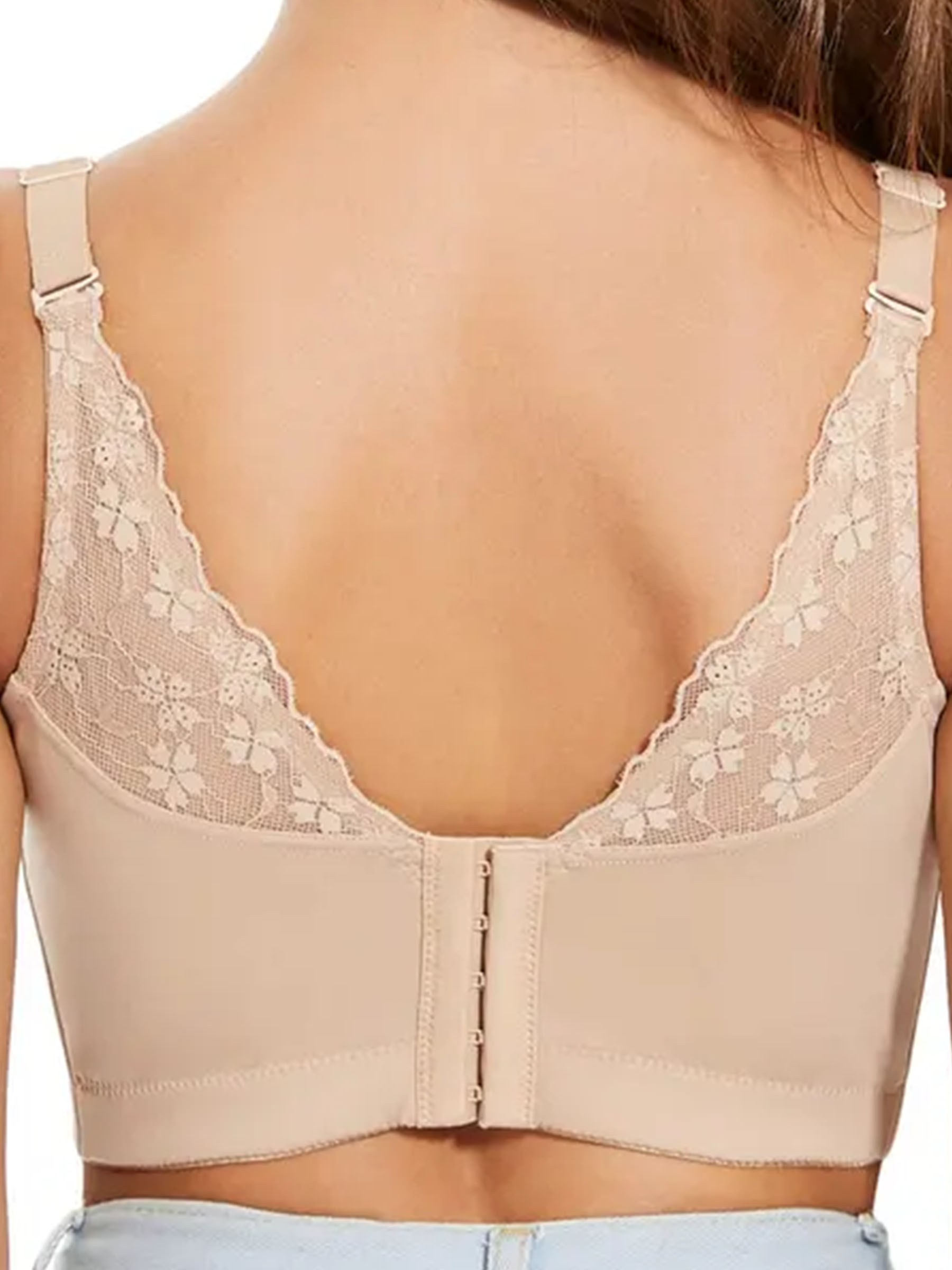 Floral Lace Push Up Corset Bra