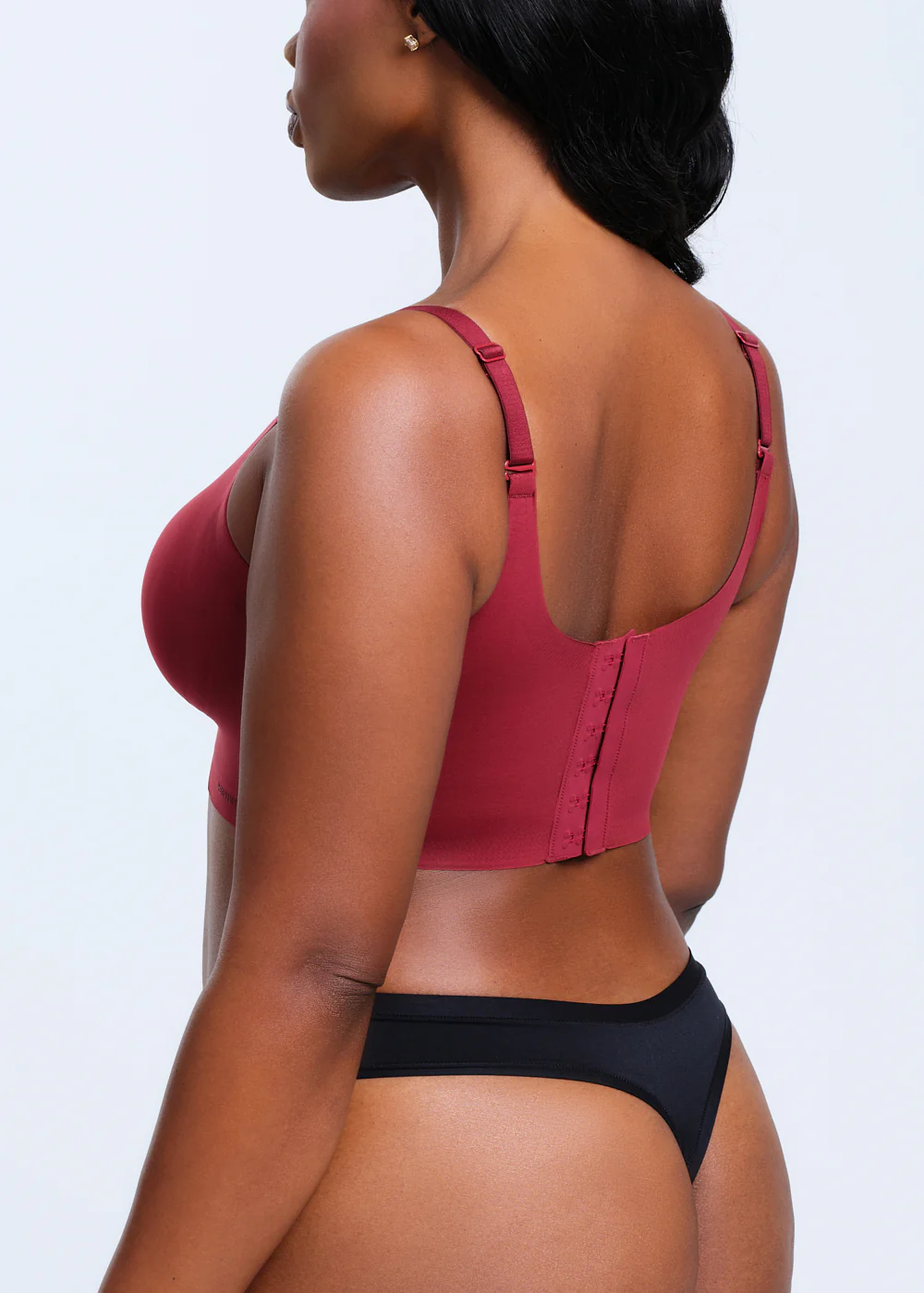 Wireless V-Neck Adjustable Bra