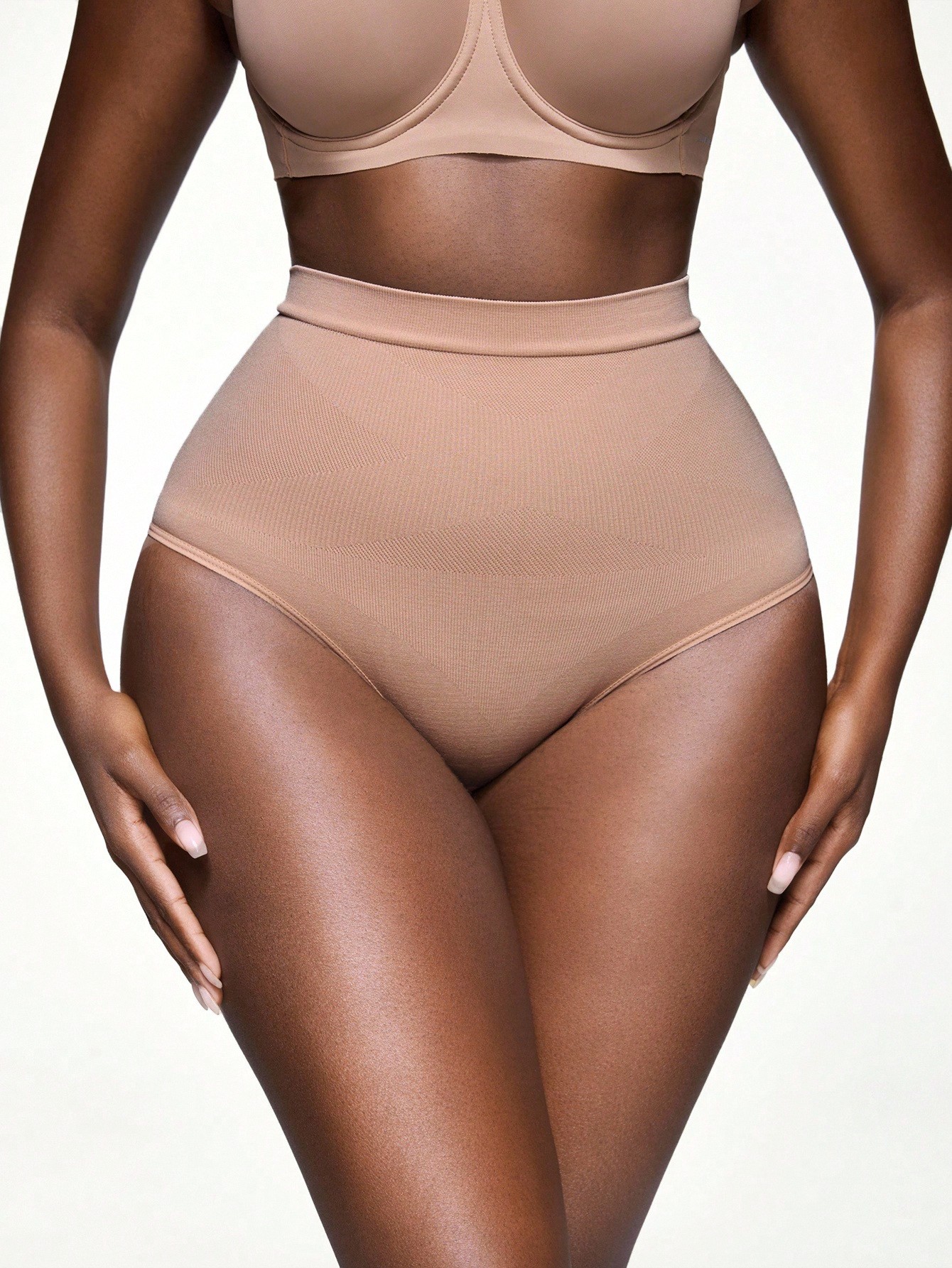 The Chevron Compression High-Waist Panty