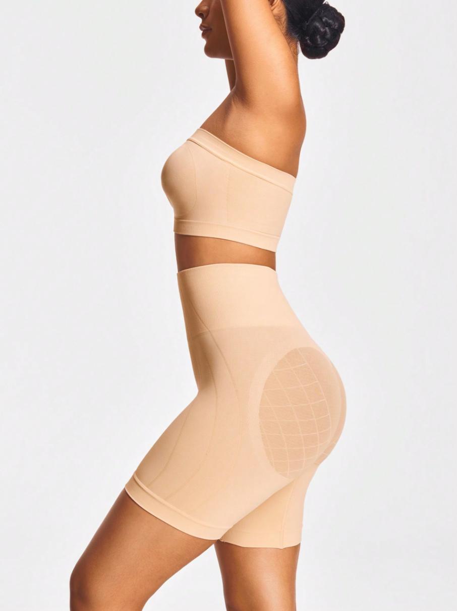 High-Waist Heart Butt-Lift Shaper Shorts