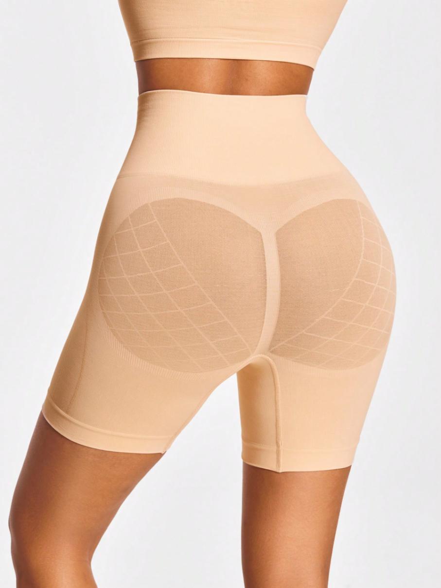 High-Waist Heart Butt-Lift Shaper Shorts