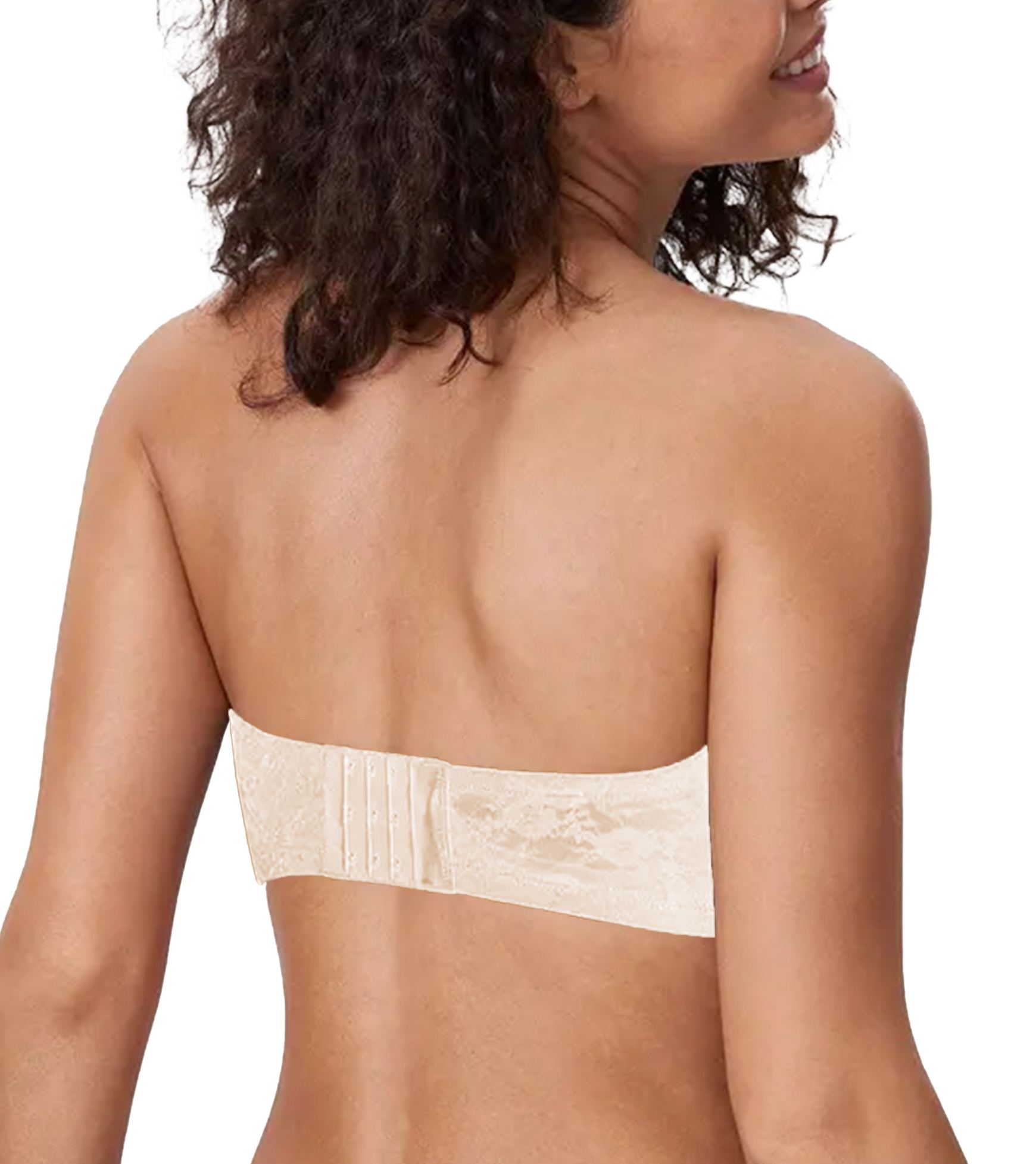 Lace Strapless Underwire Bra with Convertible Straps
