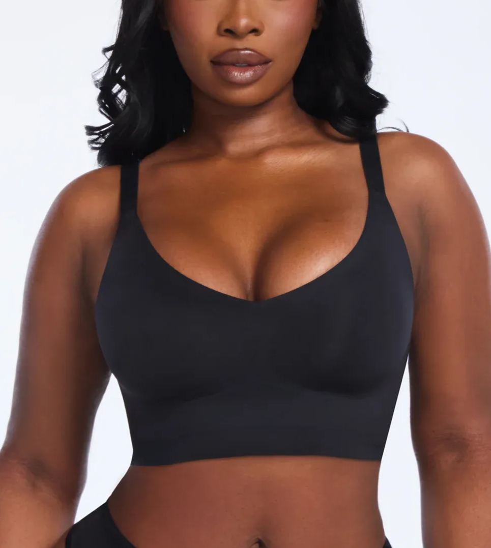 Wireless V-Neck Adjustable Bra